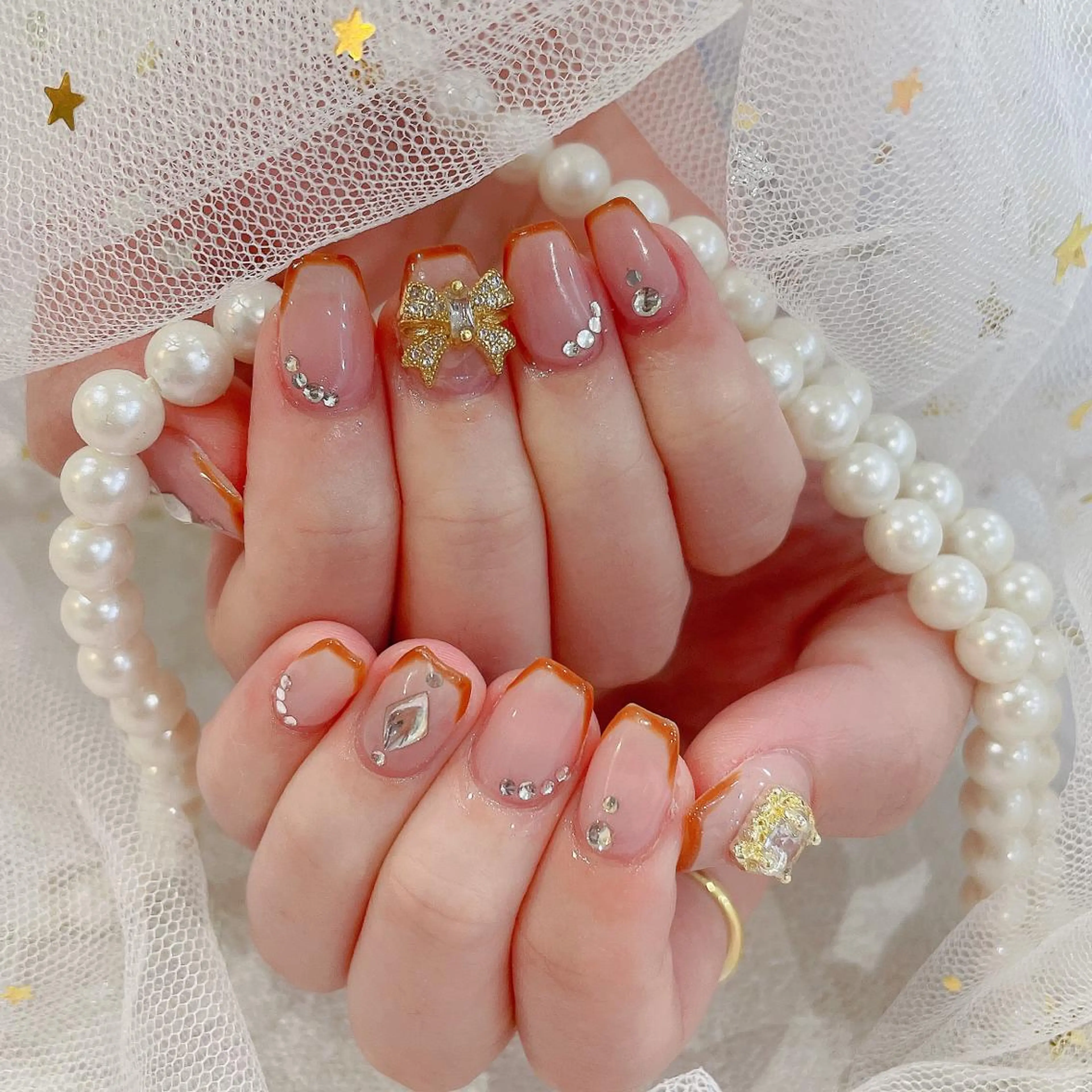 ミディアム ネイル cho nailのネイルデザイン