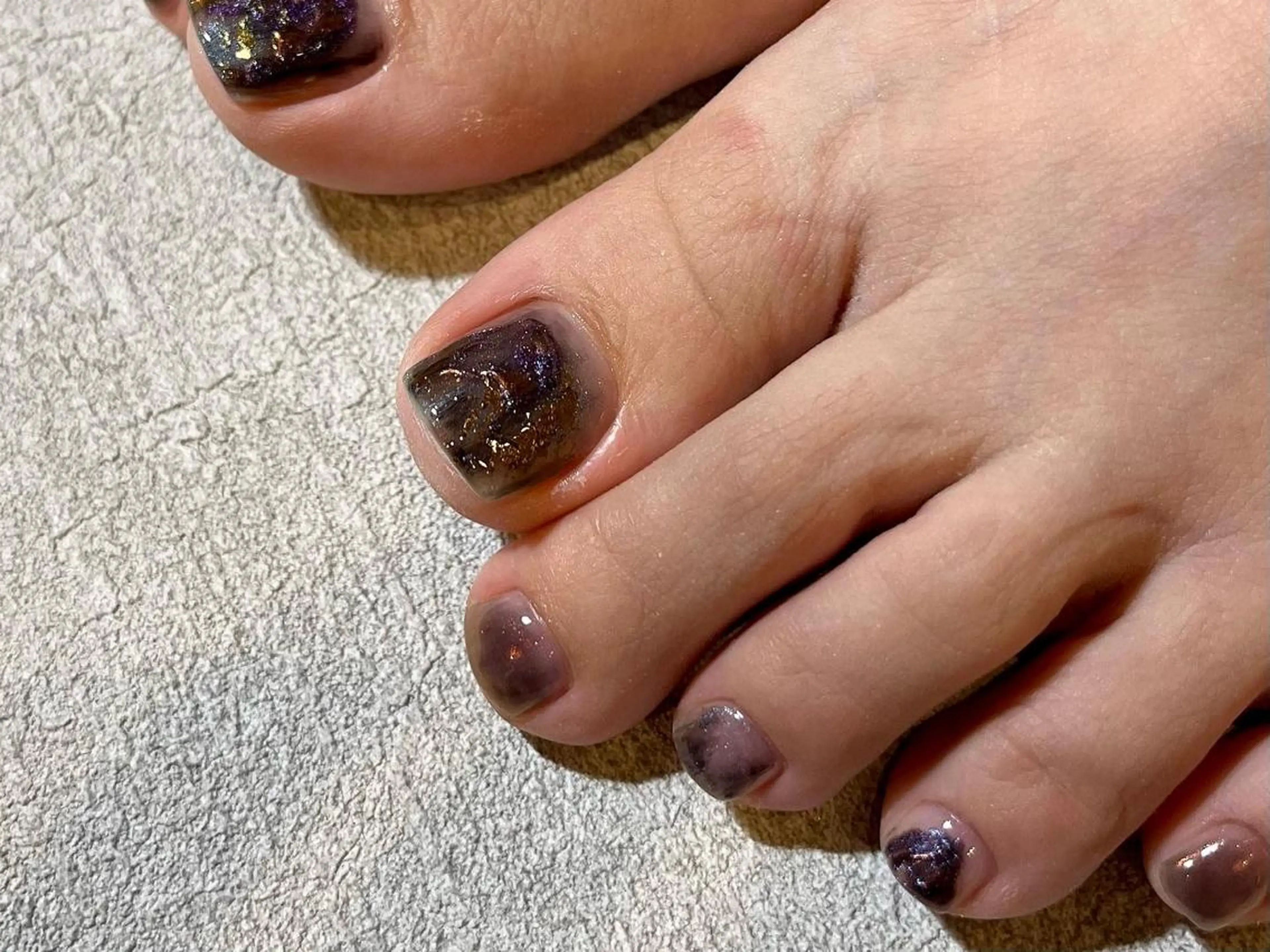 ネイル フットネイル 小河 仁美のネイルデザイン