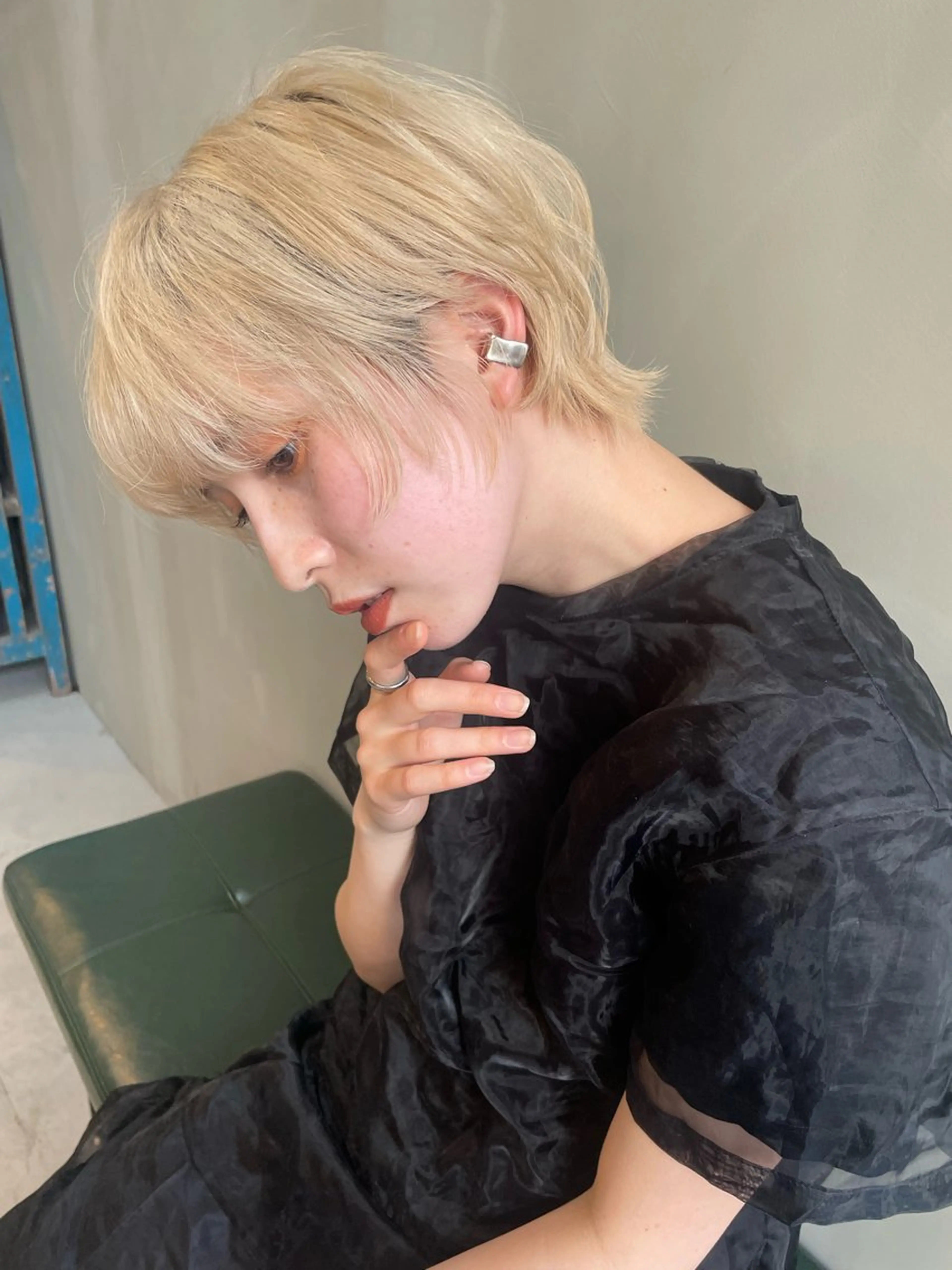 ショート カラー カット ヘアカラー トリートメント ショート/ボブ専門 宮脇美奈/南船場のヘアスタイル