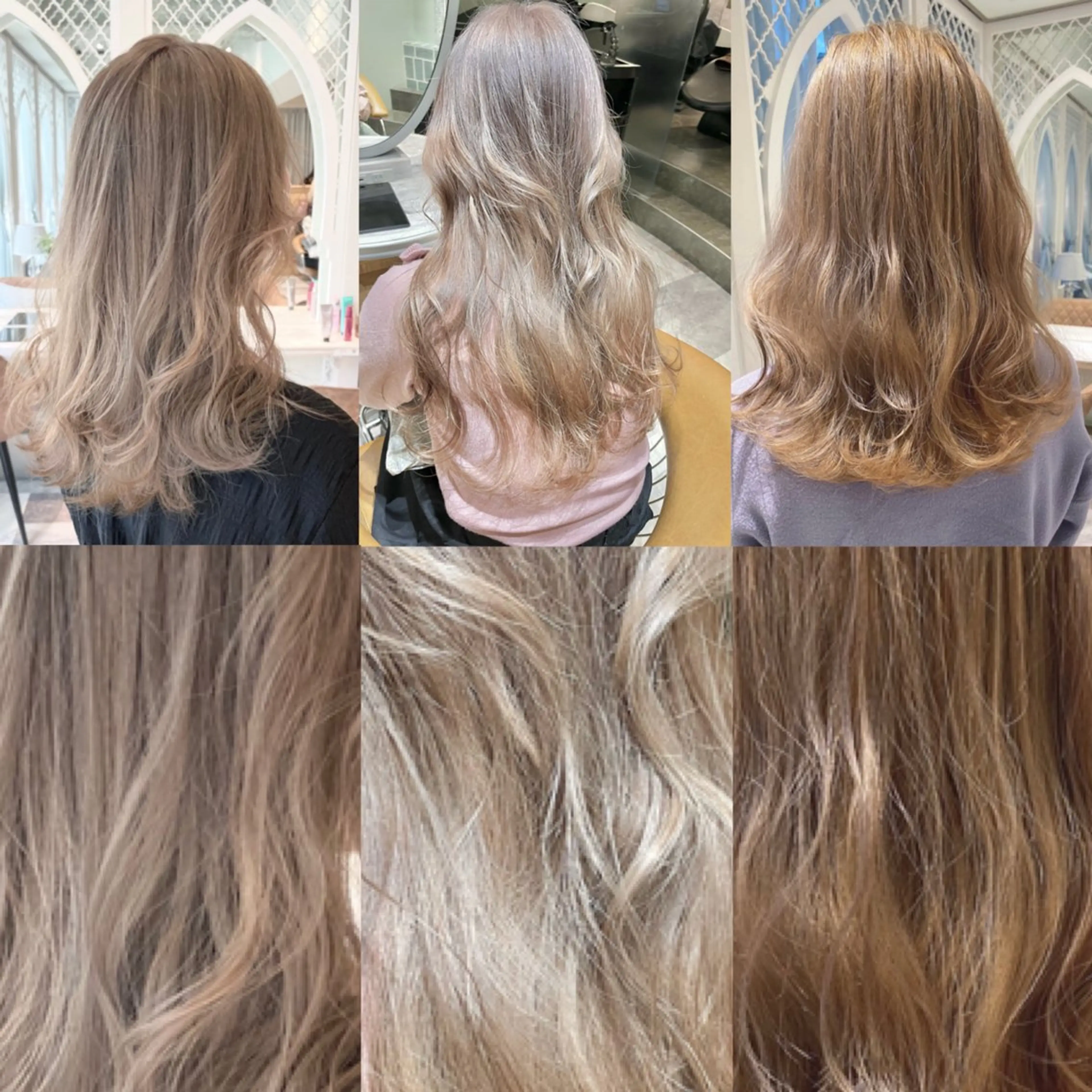 カラー ブリーチ ダブルカラー イヤリングカラー ハイライトカラー インナーカラー Bond Story fleek所属・渡辺 麻衣のヘアスタイル