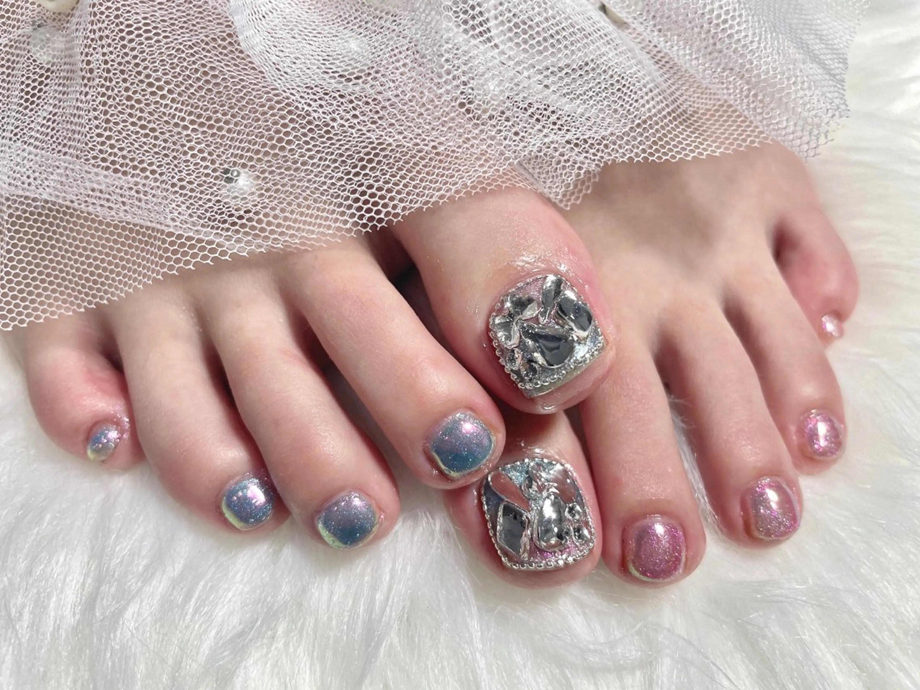 ショート フットネイル salon  Liange所属・Liange YUのネイルデザイン