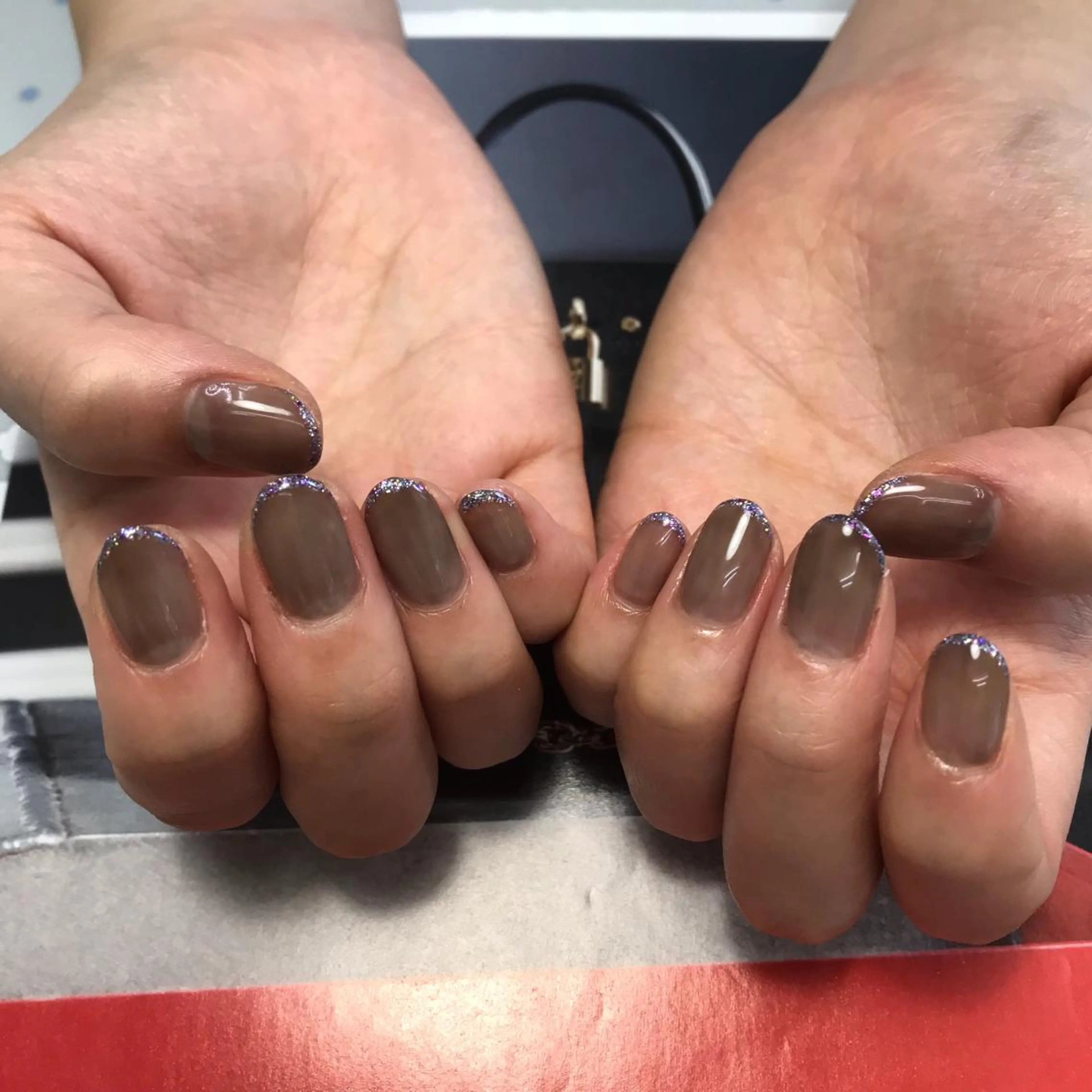ネイル ラメ(グリッター) ハンドネイル nail salon Neige所属・nail salon Neigeのネイルデザイン