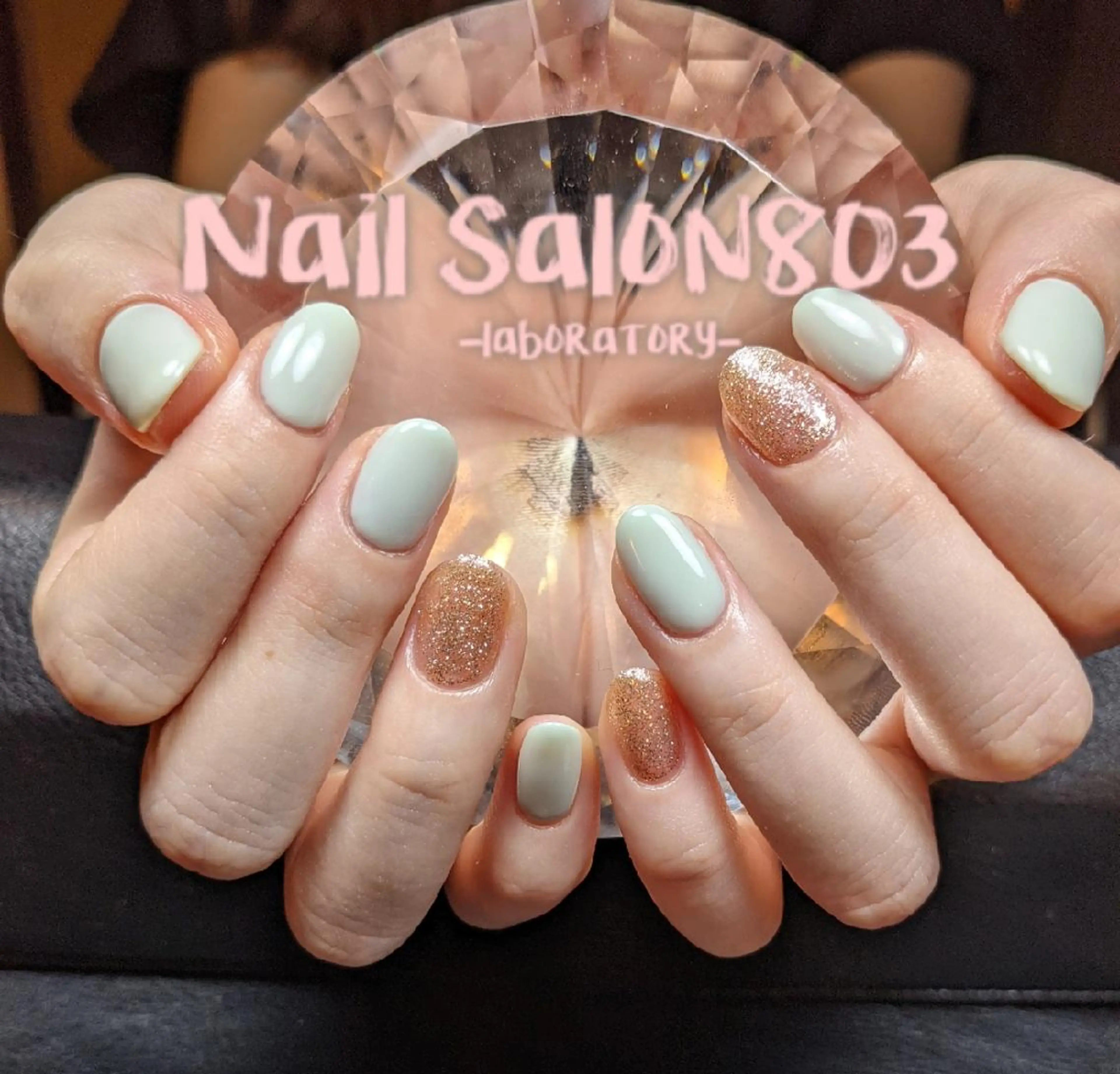 ネイル ジェルネイル ピスタチオネイル ハンドネイル Nail SIRANGANAのネイルデザイン