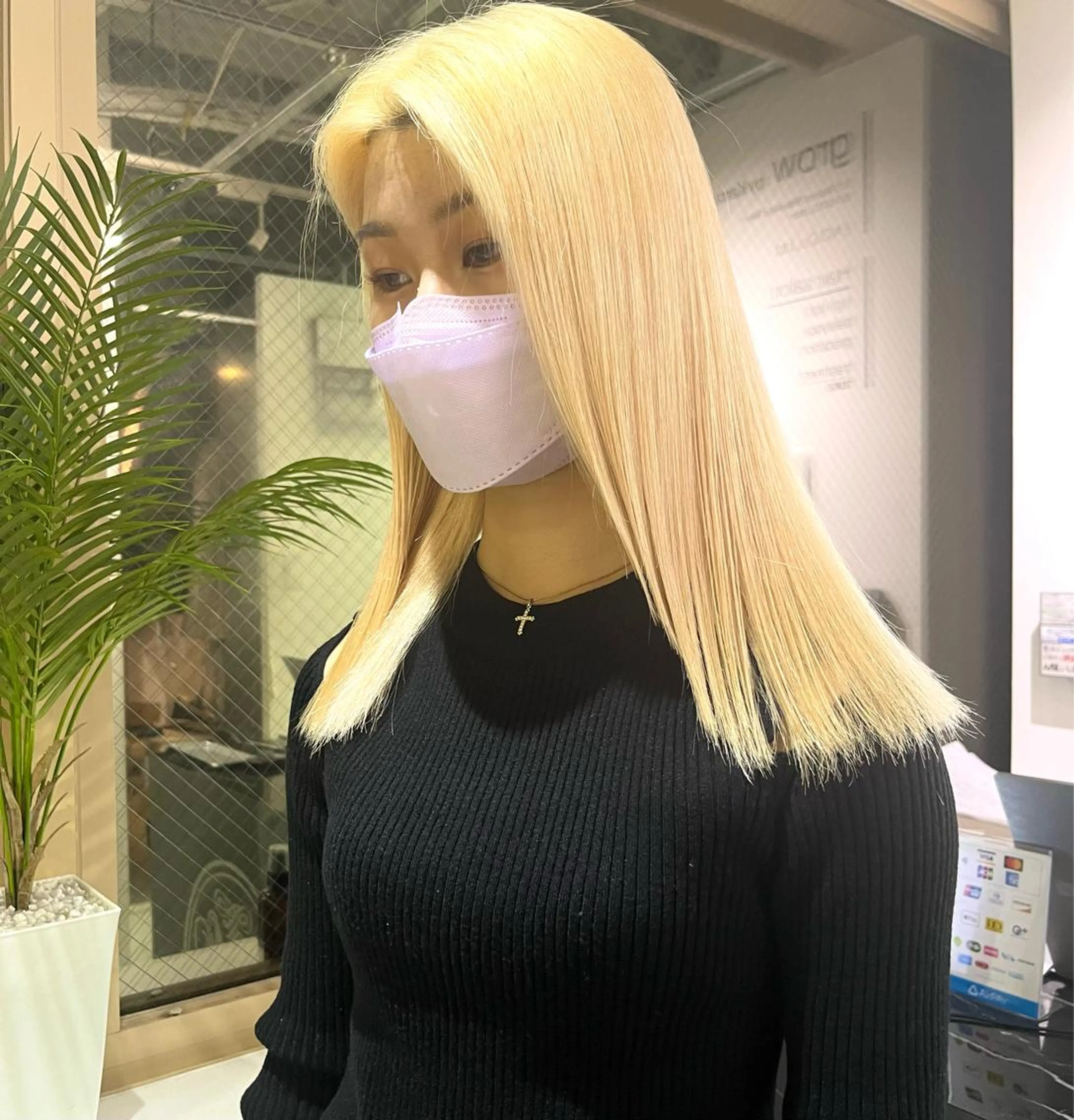 カラー ブロンド ヘアカラー トリートメント ヘアセット 渋谷🎨ブリーチ特化 ×エクステ🎨レンのヘアスタイル