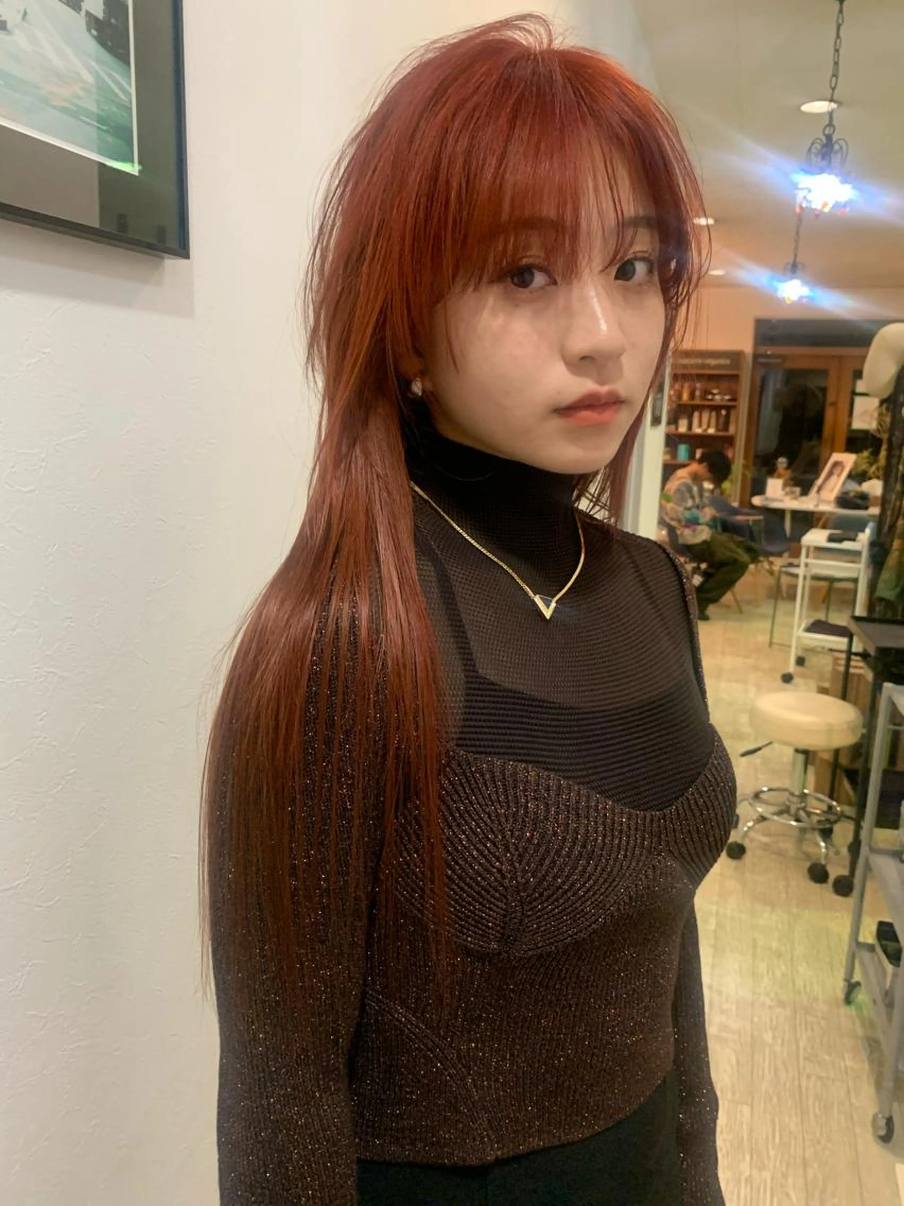 ２回目のお客様ダブルカラーとトリートメントの写真
