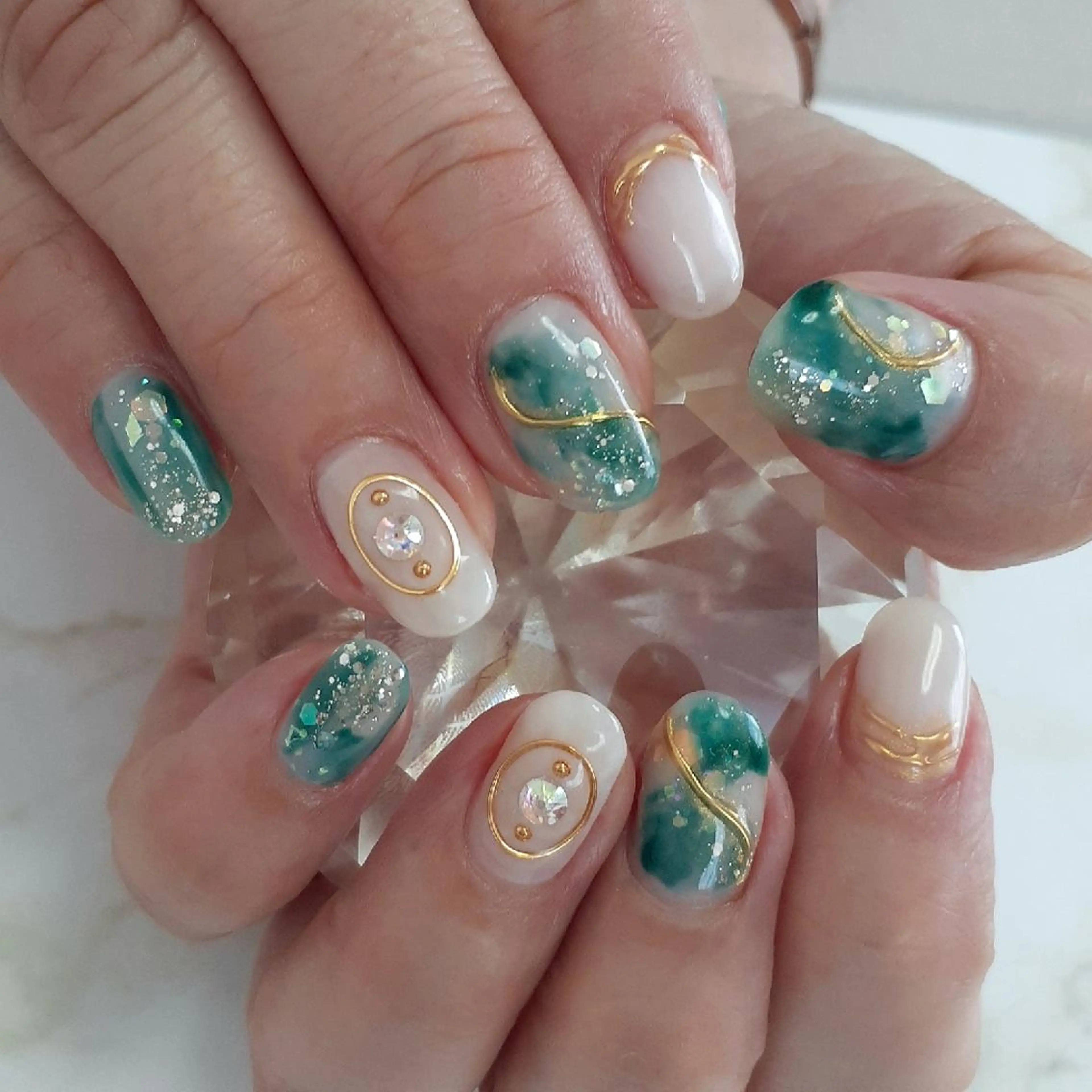 ネイル 夏ネイル ハンドネイル 池元 真由美のネイルデザイン