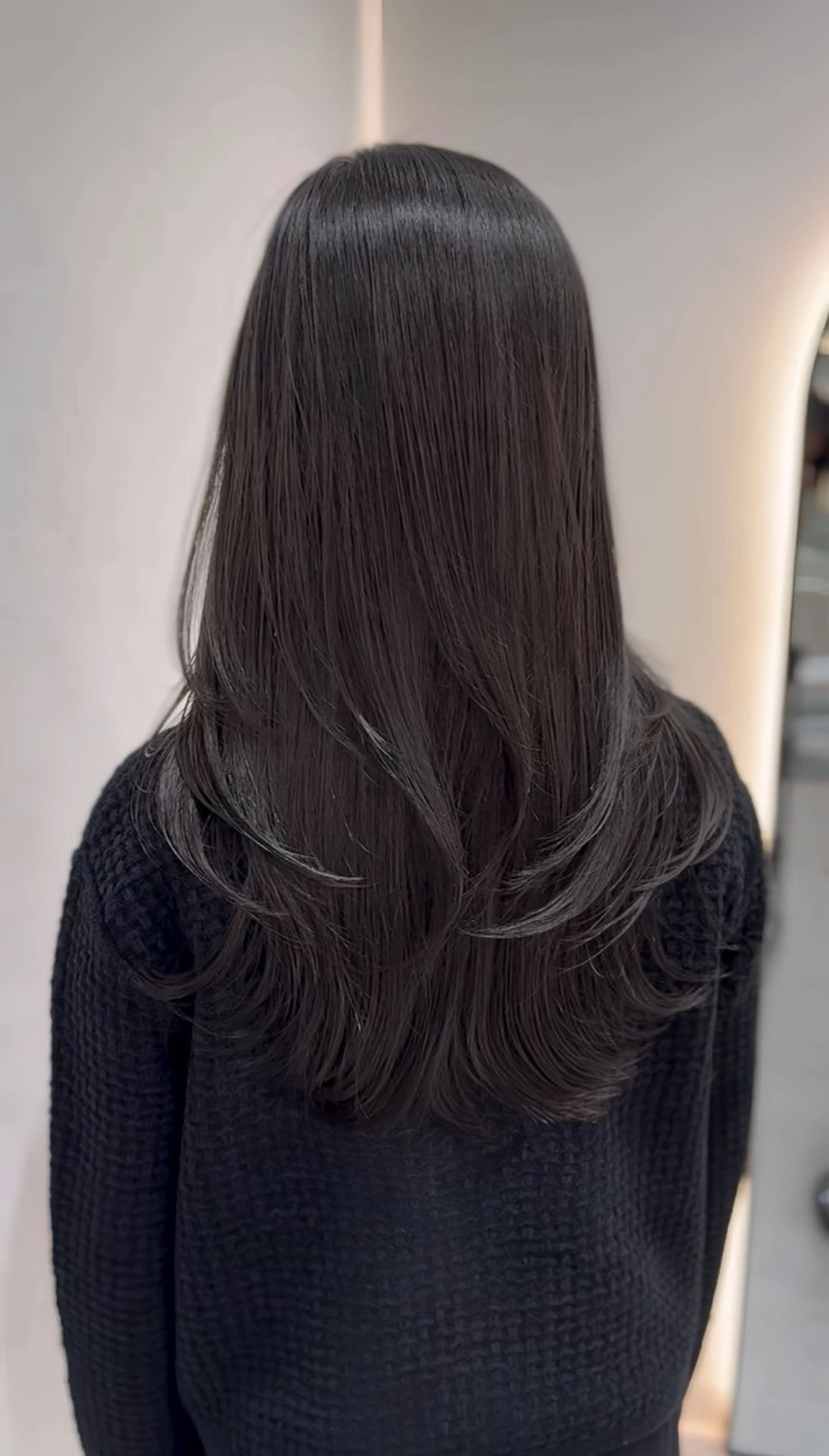 ロング カット ヘアカラー トリートメント 🩶レイヤー/艶髪/ 顔周り/韓国風/輝士のヘアスタイル