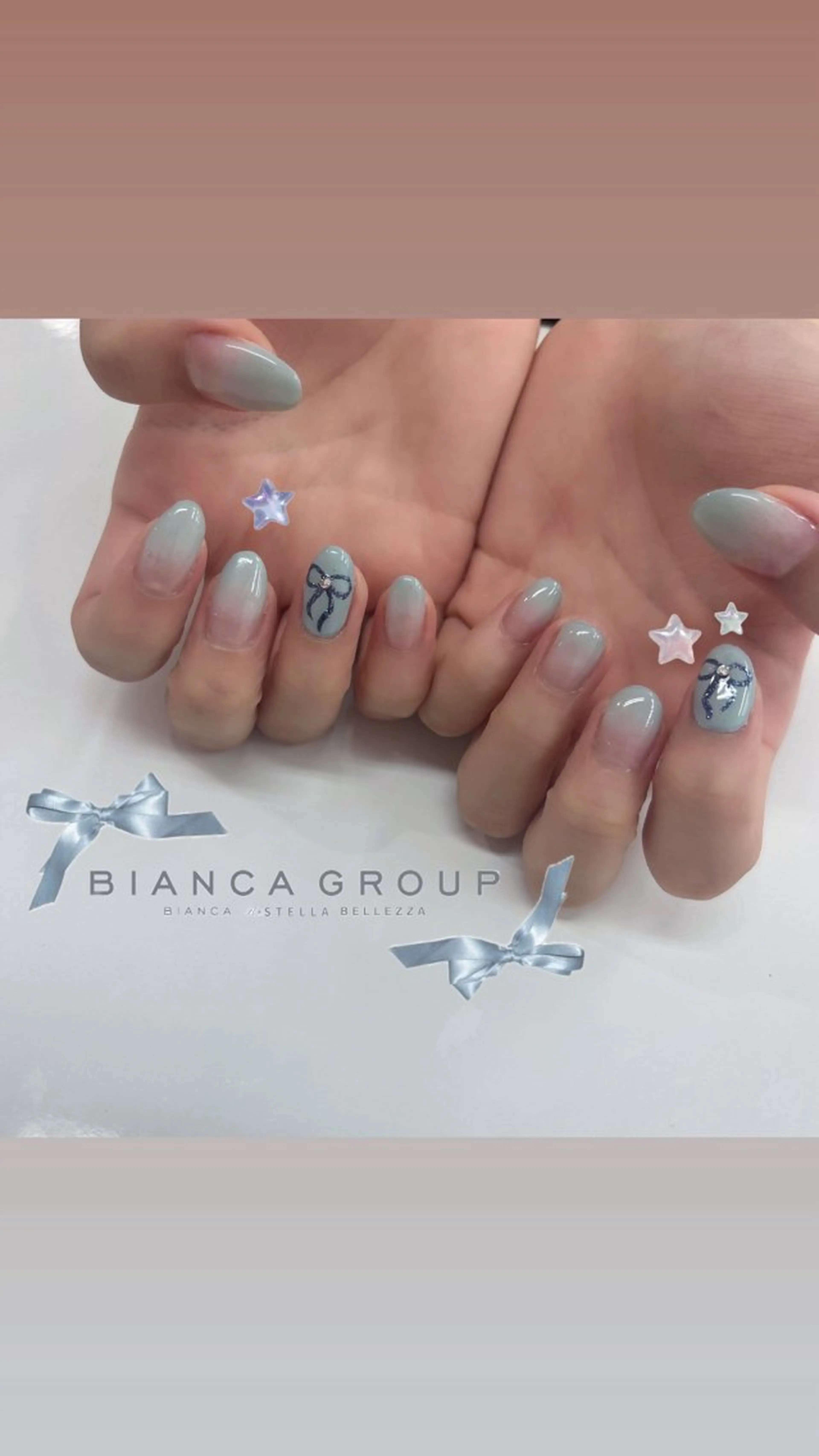 ネイル ハンドネイル Bianca 立川 Kouno ⭐️のネイルデザイン