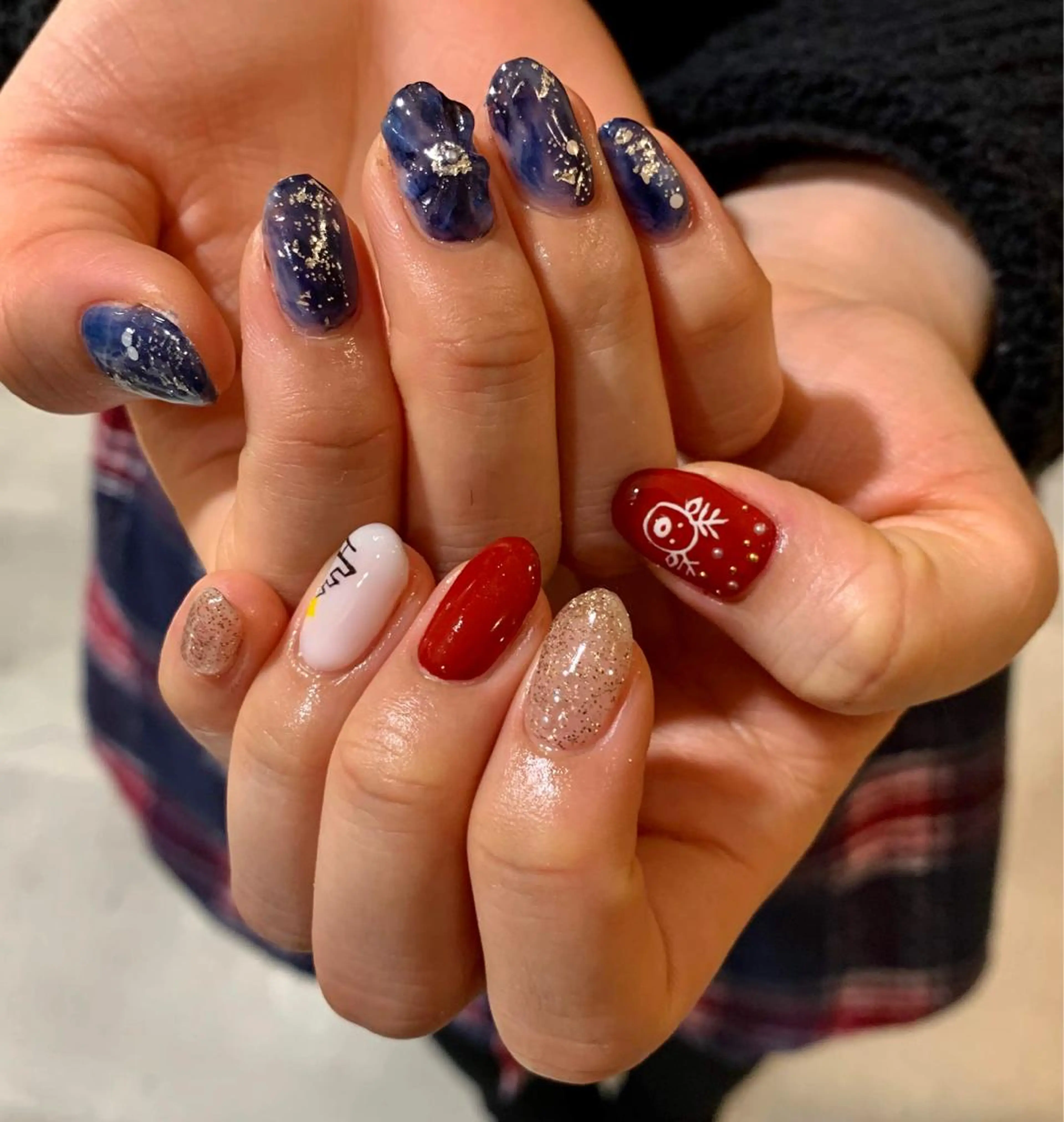 ネイル ハンドネイル HAIR & FACE EDGE（エッジ）所属・kiki ._.nailのマツエク・マツパデザイン
