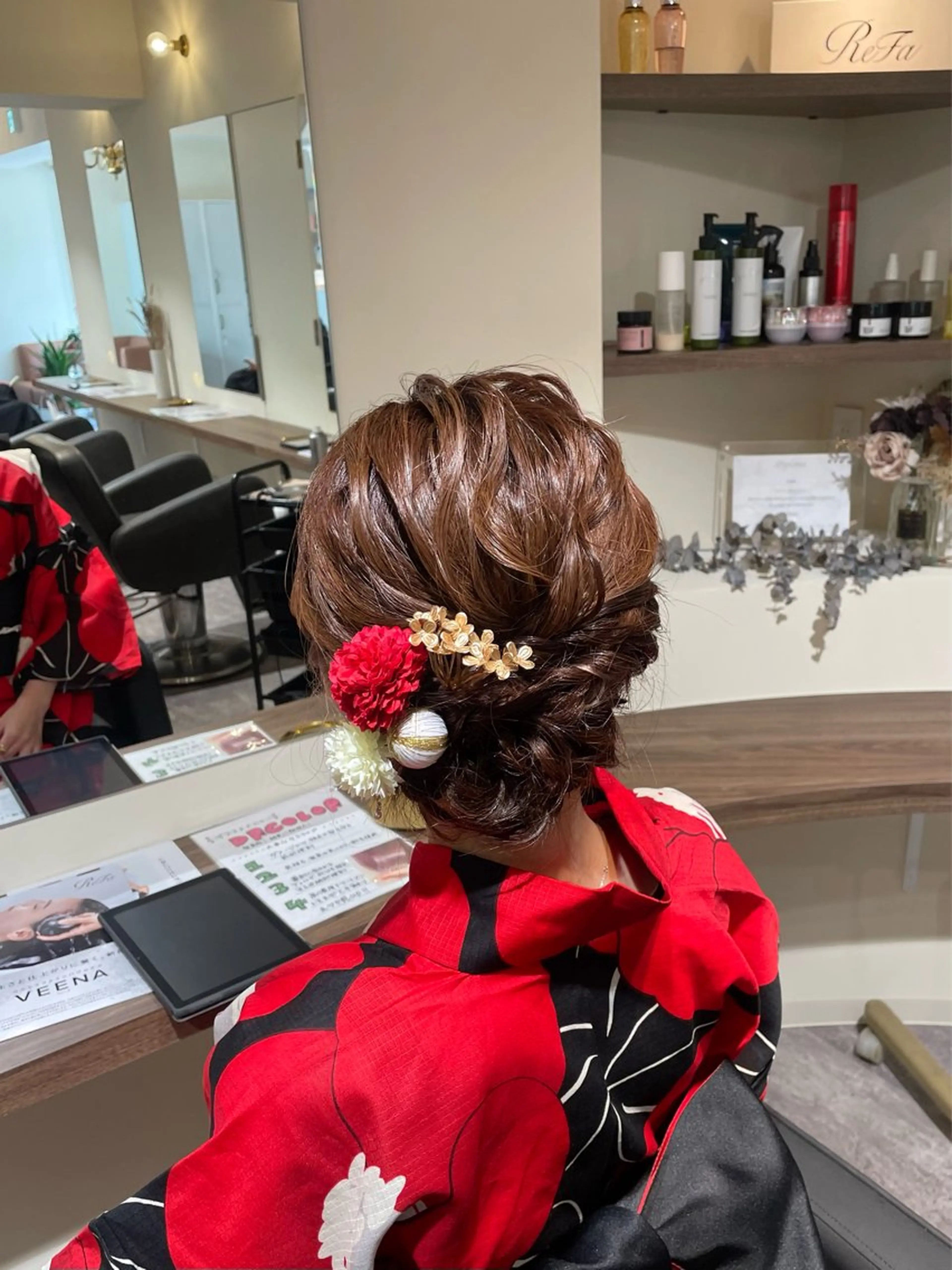 ミディアム カット ヘアカラー 【Fame】  梶川 りりかのヘアスタイル