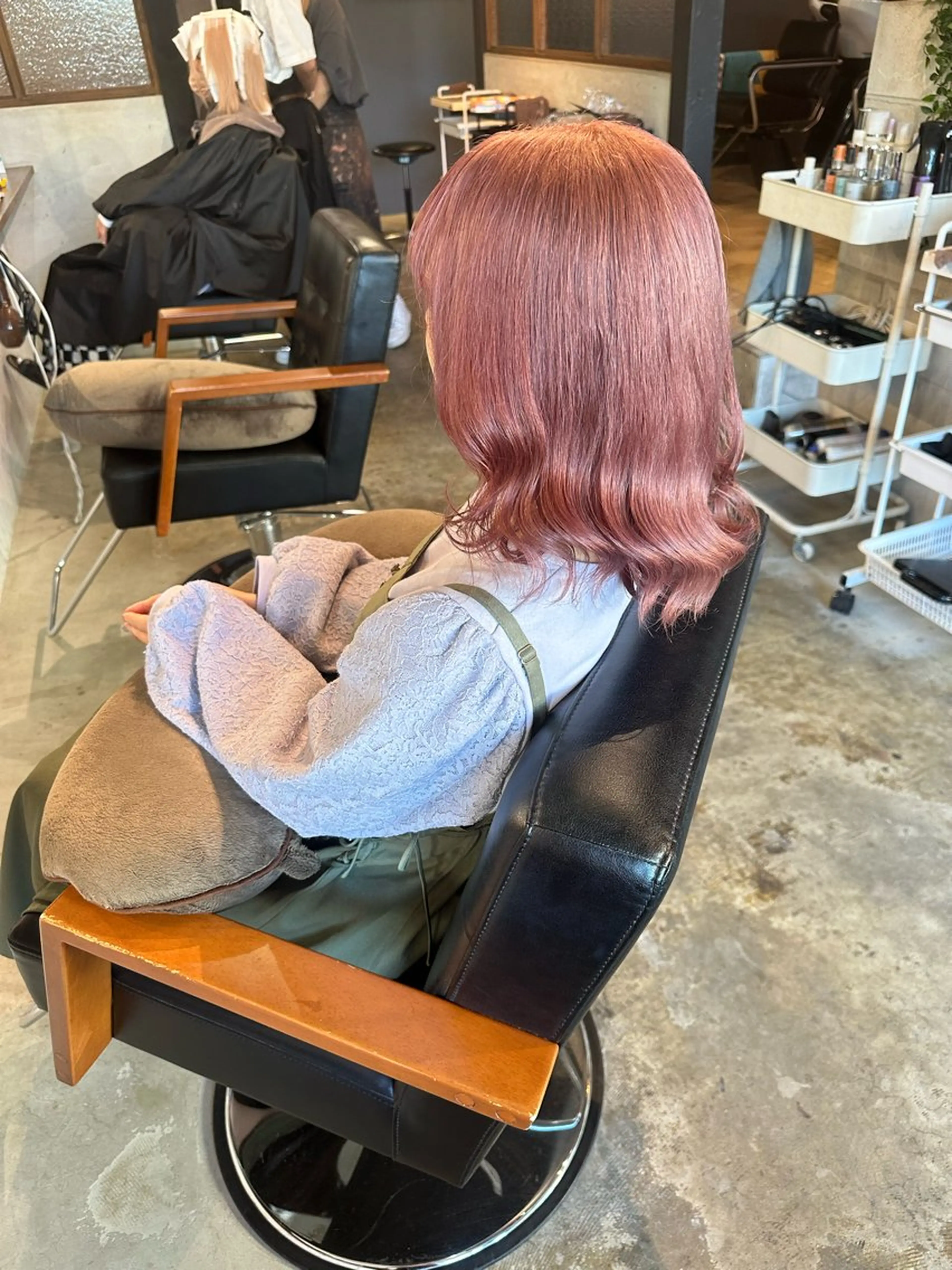 セミロング ヘアカラー トリートメント Baby美容師 Ninaのヘアスタイル