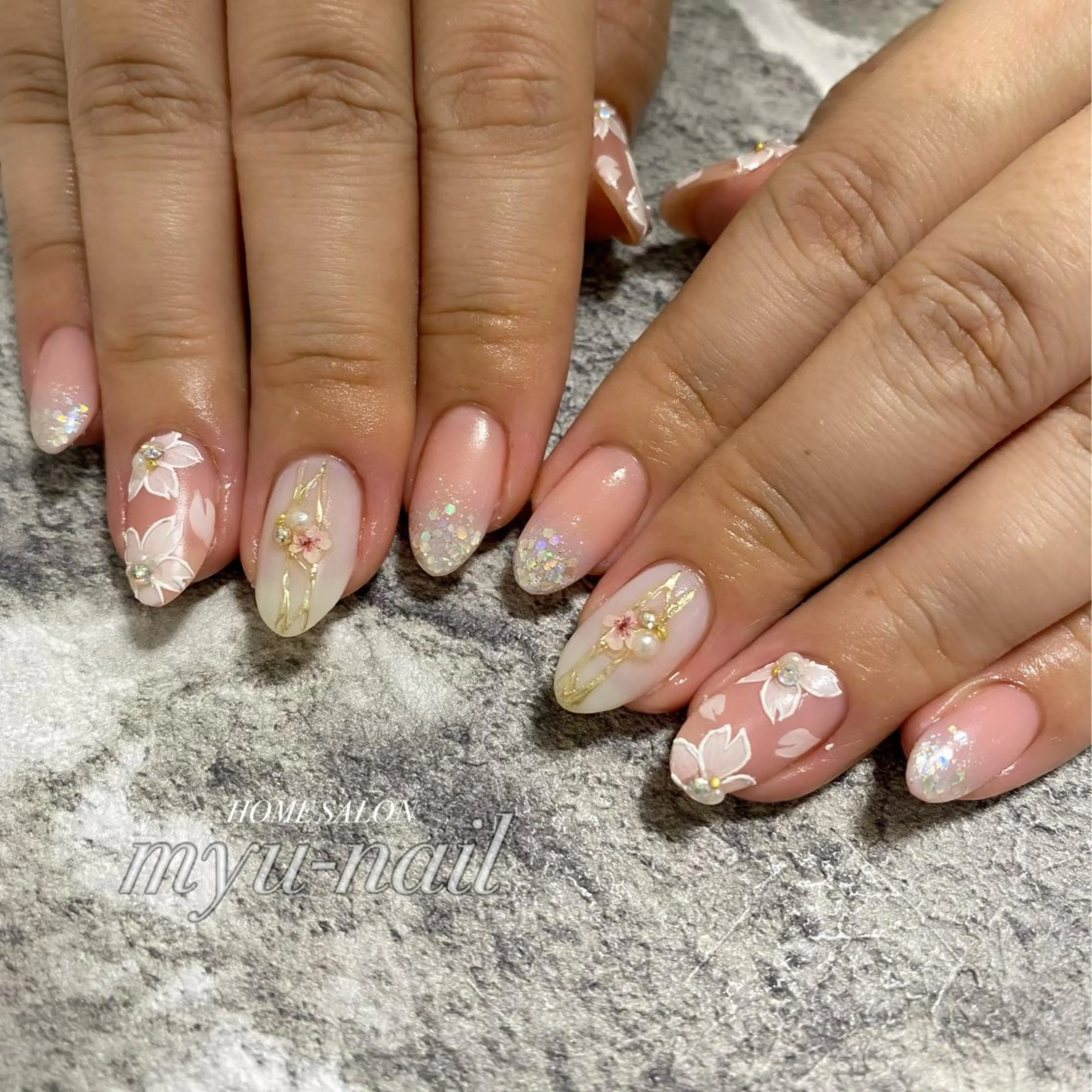 ネイル ホームサロン myu-nailのネイルデザイン