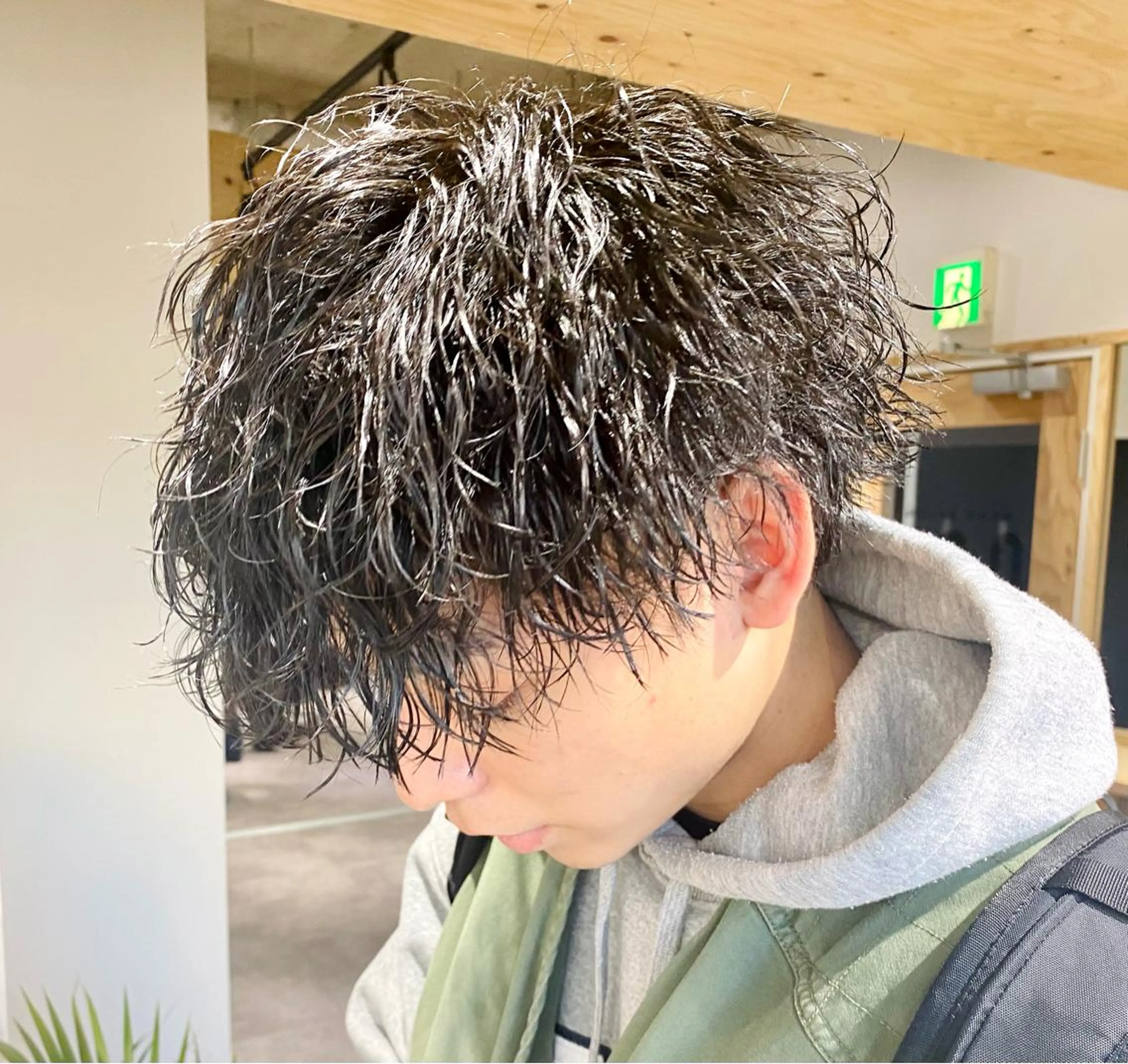パーマ メンズ カット パーマ トレンドパーマ‼️ NAOKI💥のヘアスタイル