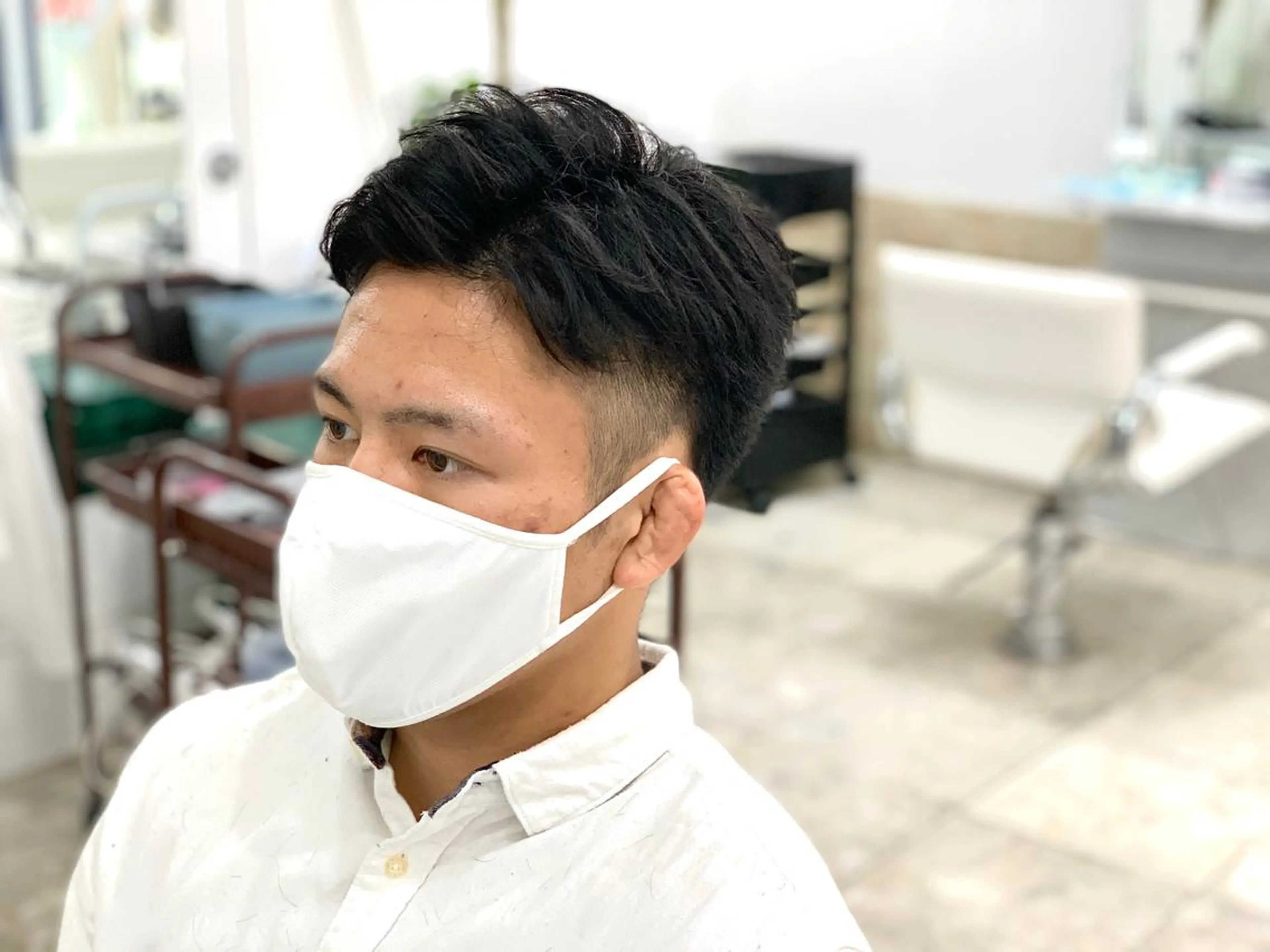 ショート ハイライト&曲がる 縮毛矯正特化 玉置のヘアスタイル