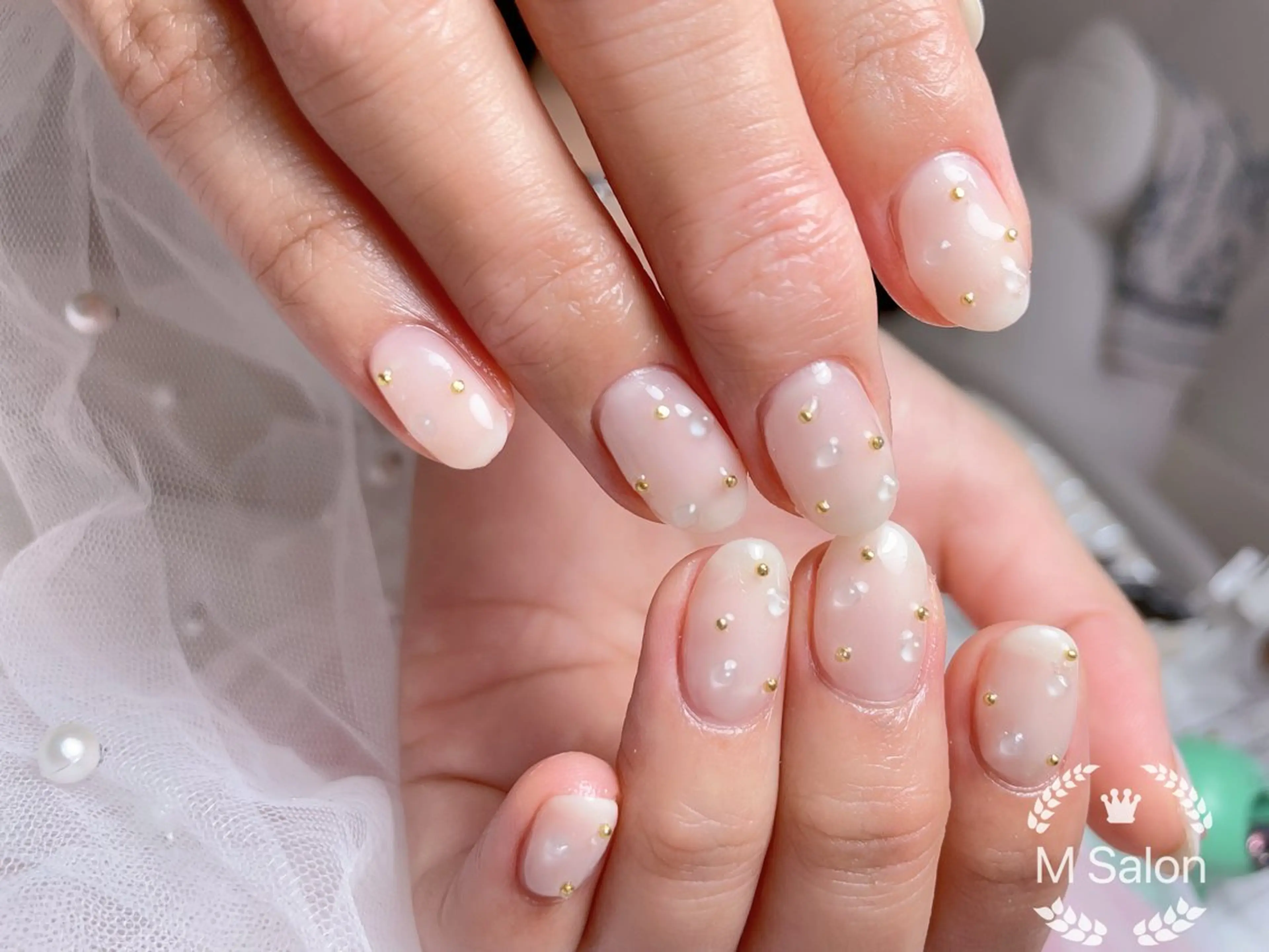 ネイル フレンチネイル マグネットネイル ニュアンスネイル オフィスネイル ワンカラーネイル Mnail _KKのネイルデザイン