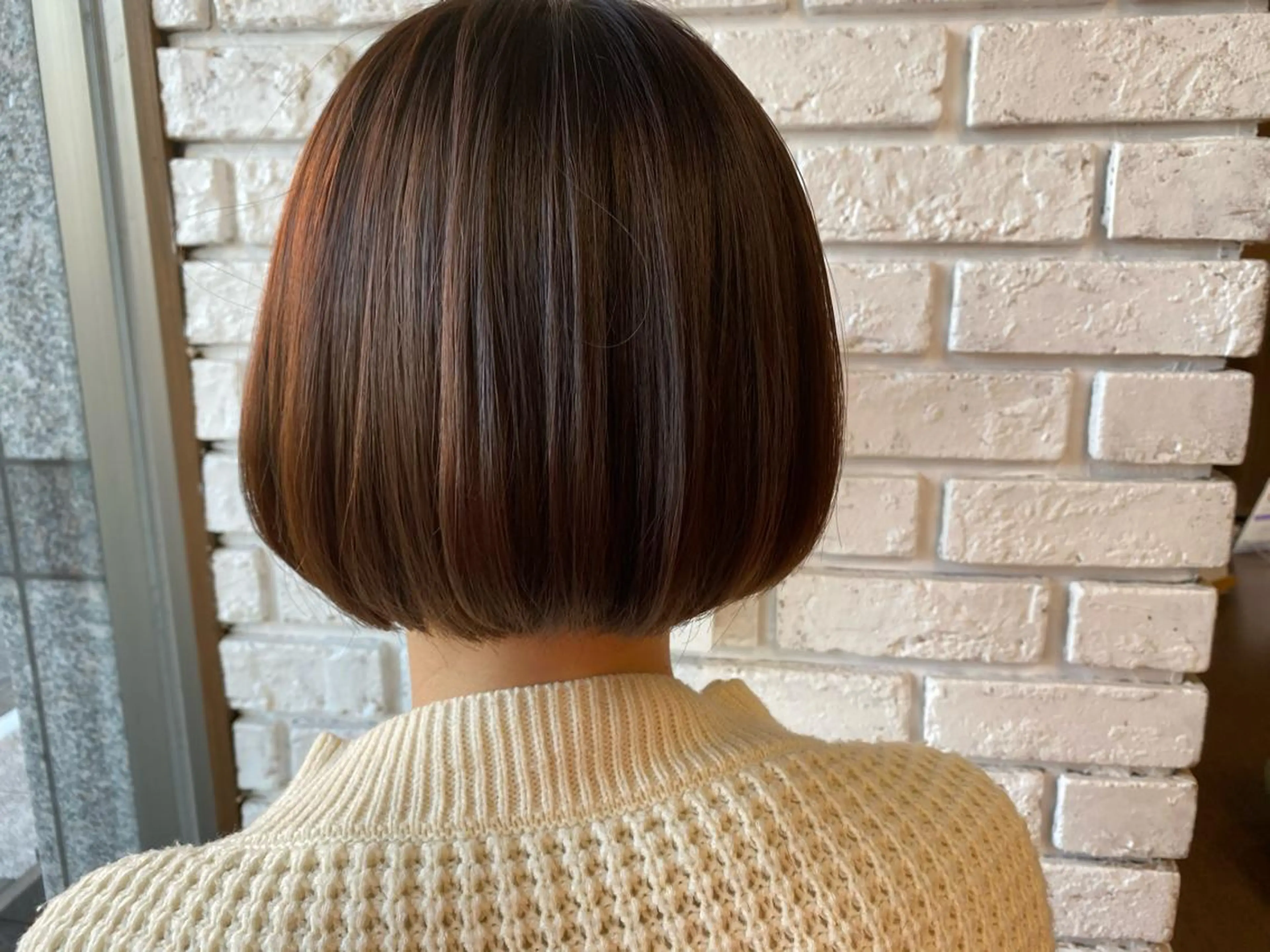 ショート カラー ボブ カット ヘアカラー トリートメント 日比 貴大/ minim hairのヘアスタイル
