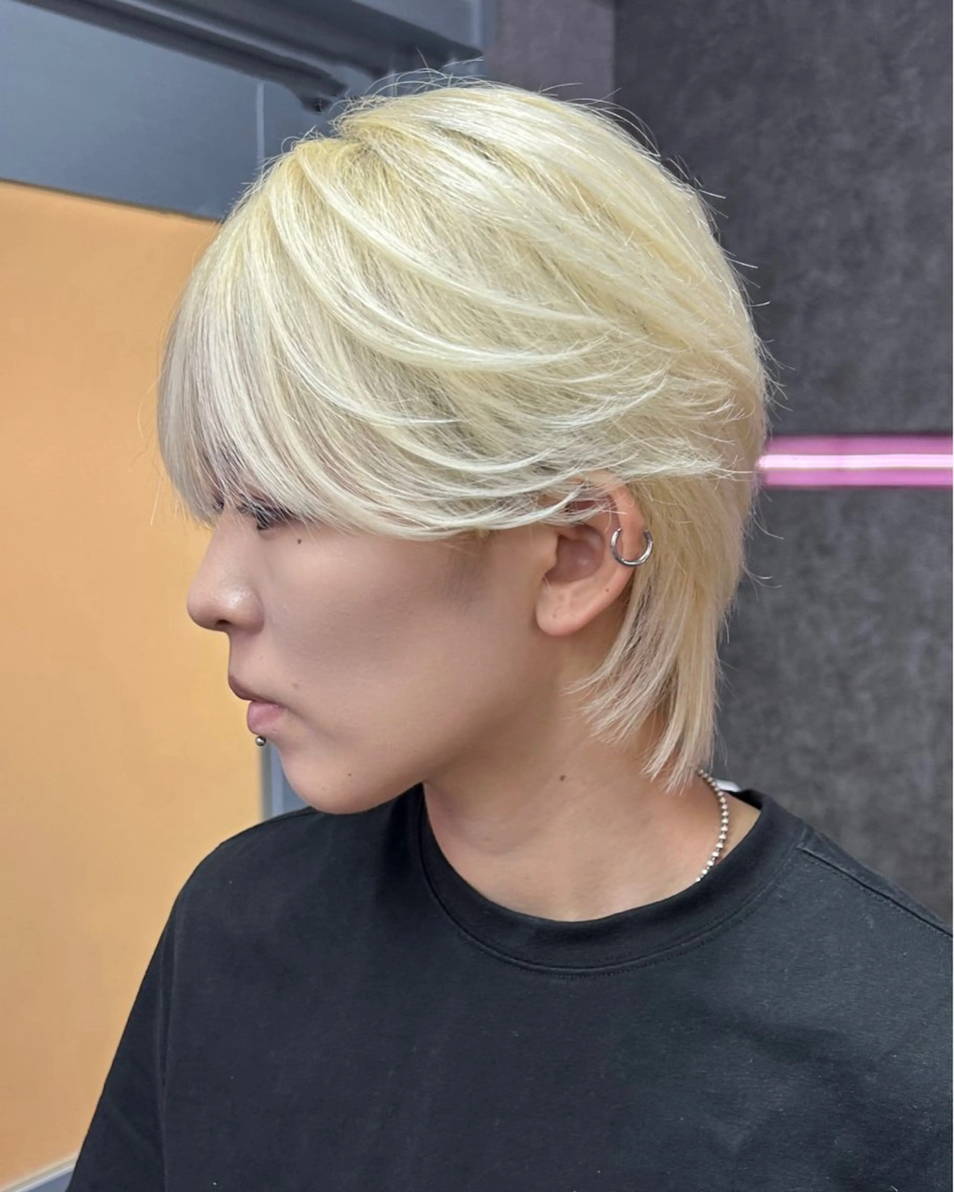 ミディアム メンズ カット ヘアカラー メンズ専門 スタイリスト前田雄輝のヘアスタイル
