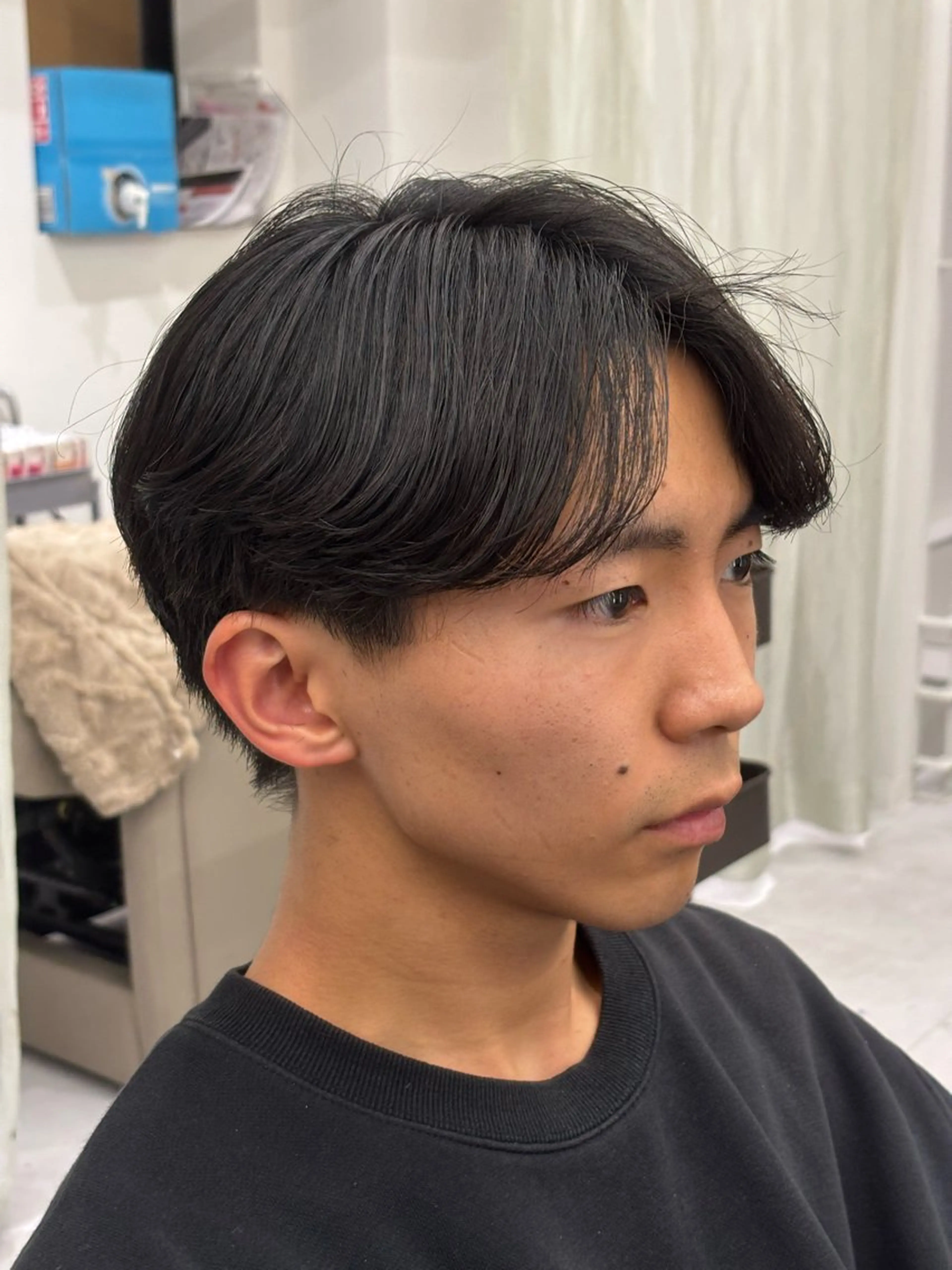 メンズ カット 🚨メンズ曲がる 縮毛矯正りおん🚨のヘアスタイル