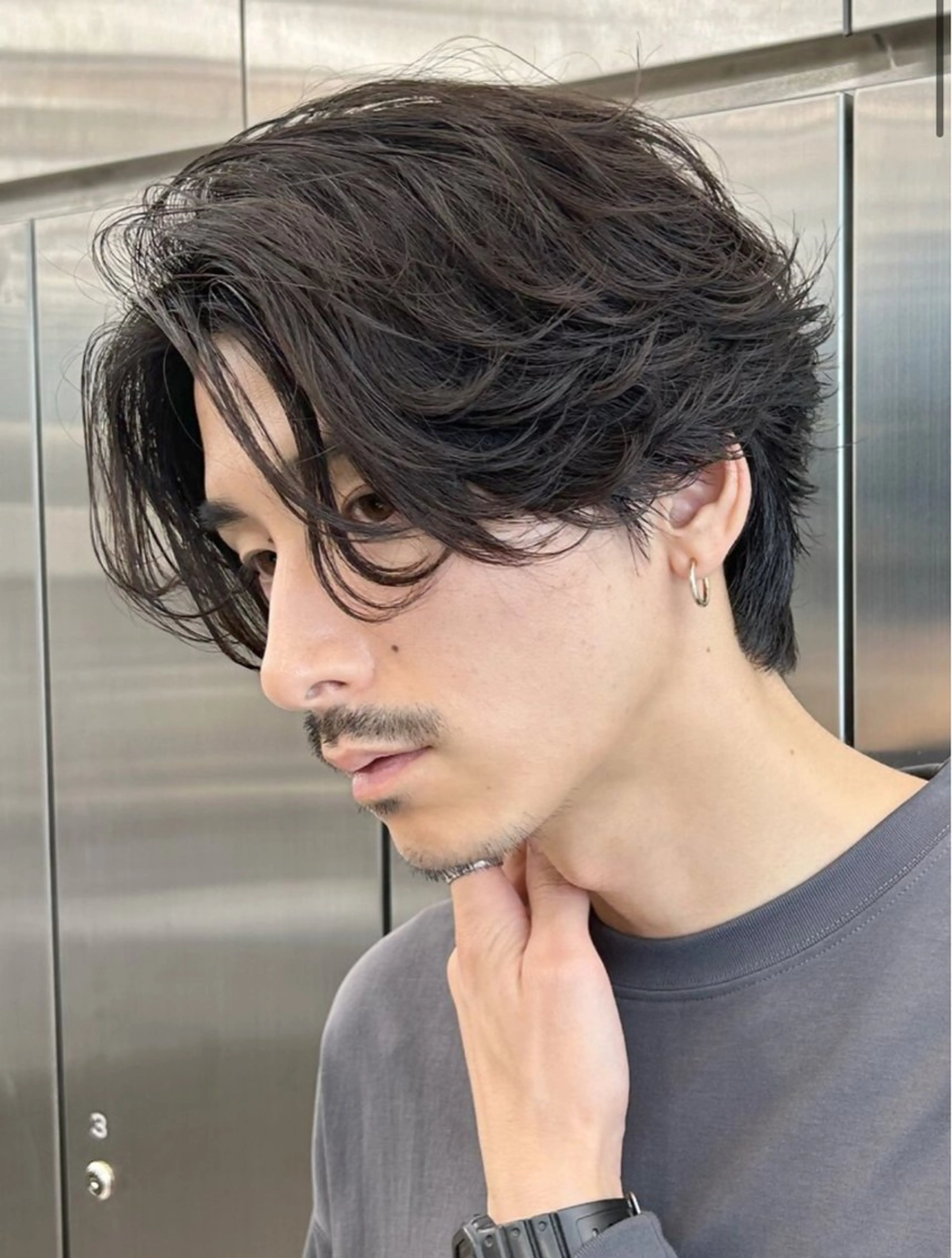 1番人気☝️カット+フェザーパーマ🪶🌀少し強めの毛流れが欲しい方必見💡の写真