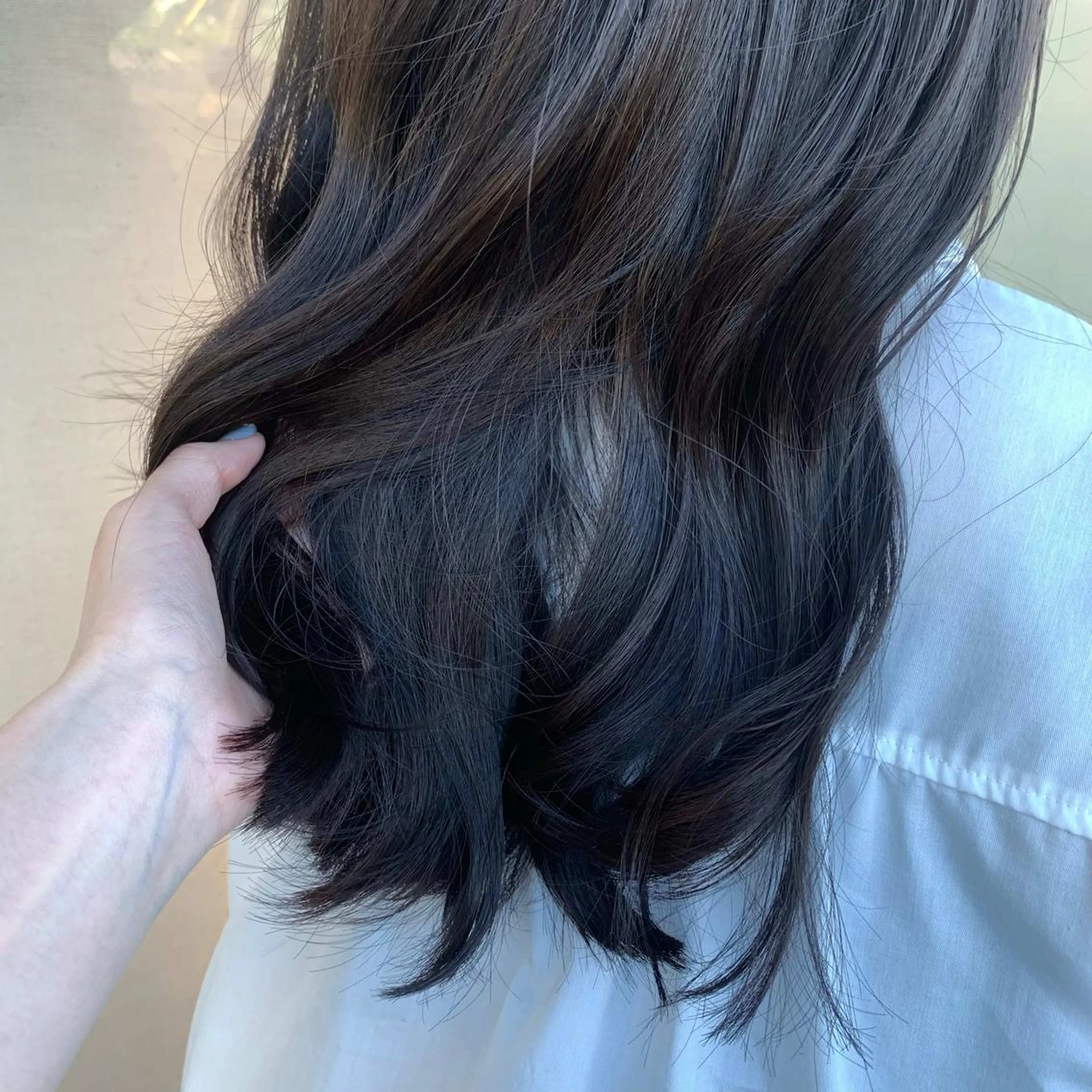 ロング カラー カット ヘアカラー トリートメント 透明感美肌カラー/ 岡田澪香のヘアスタイル