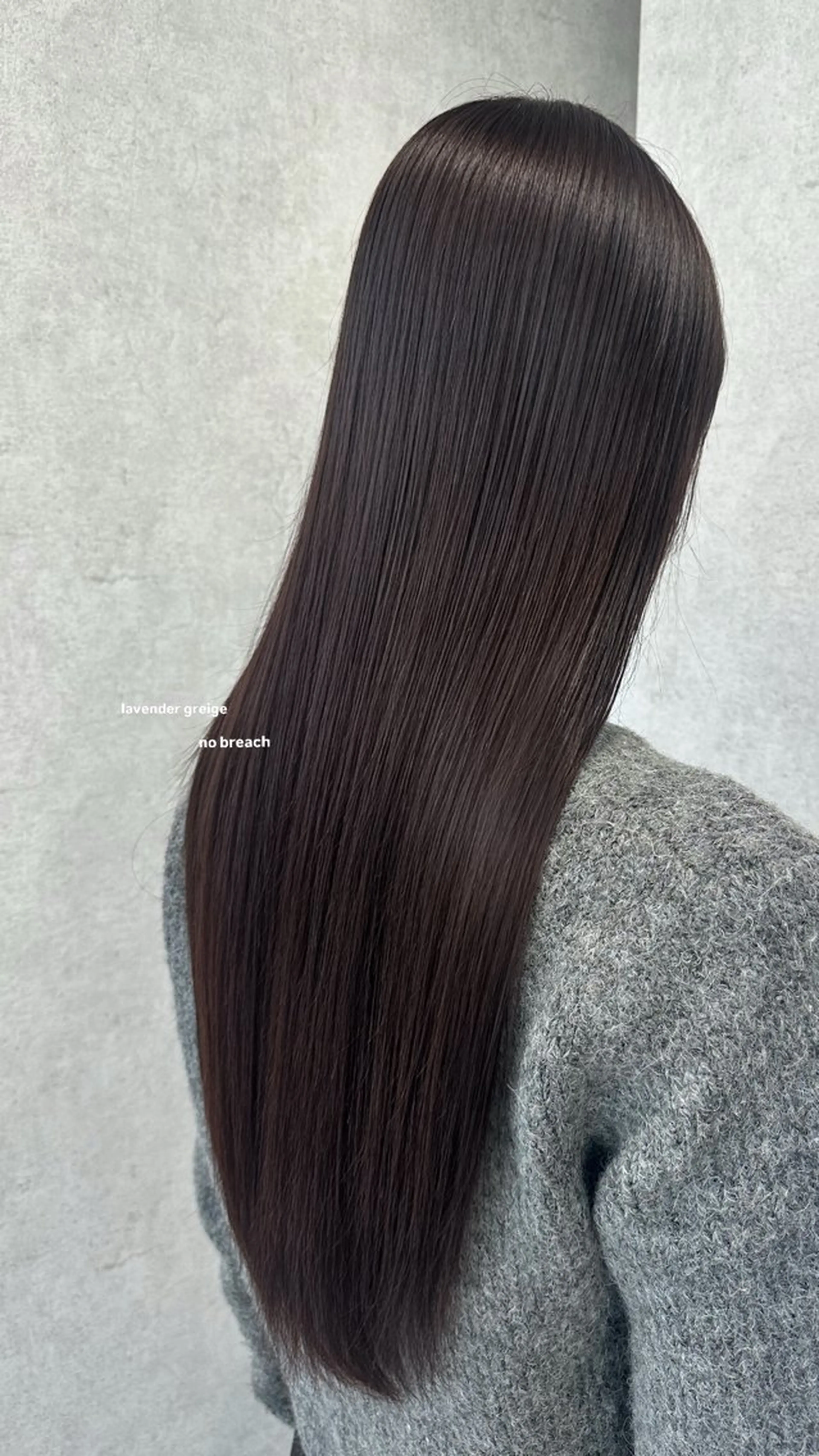 ロング カラー カット ヘアカラー トリートメント v-lab studio所属・韓国レイヤーカット/ 艶カラー/ noaのヘアスタイル