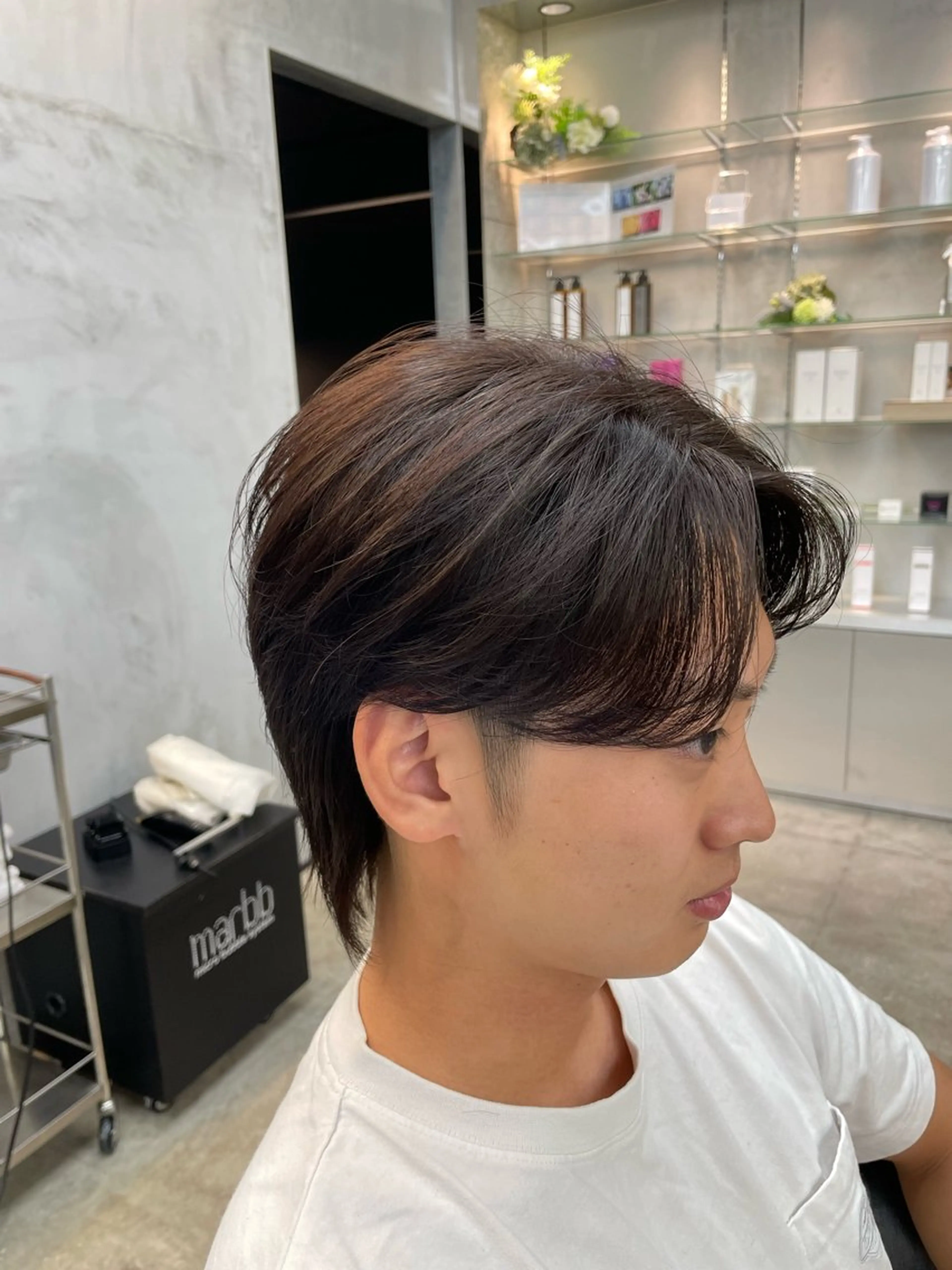 メンズ センターパート カット メンズ 🔥松本明日翔のヘアスタイル