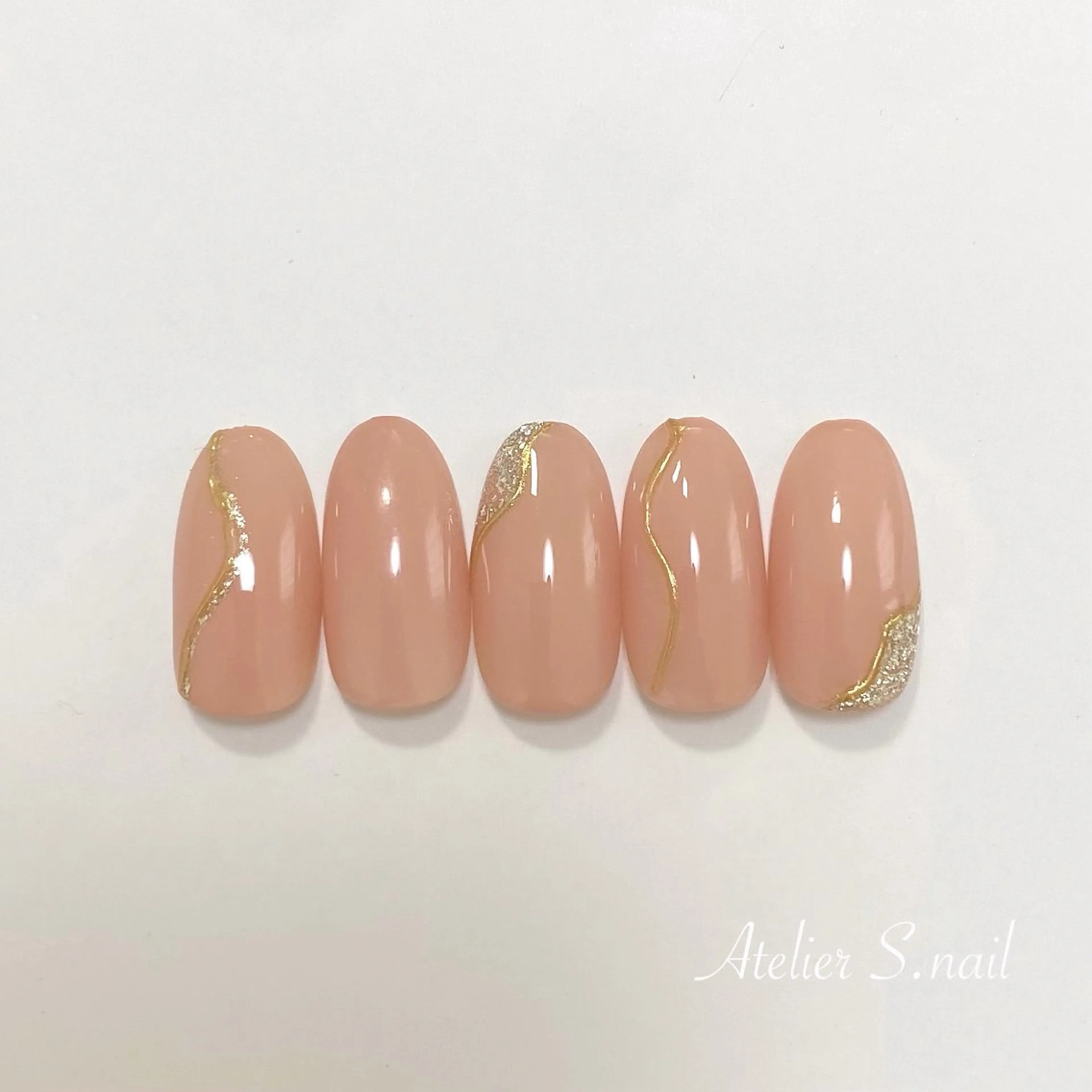 ネイル ニュアンスネイル シンプルネイル Atelier S.nailのネイルデザイン
