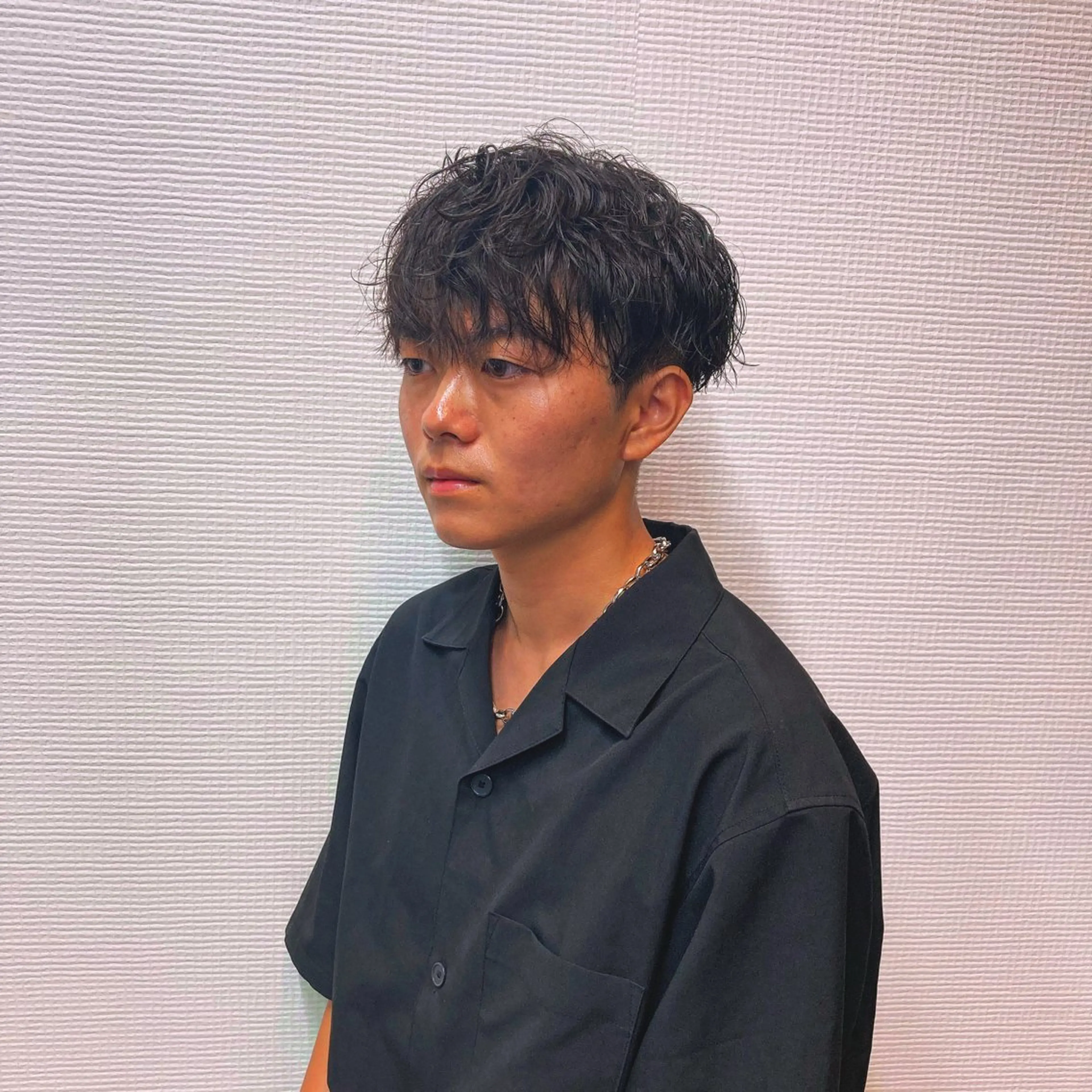 ショート パーマ メンズ カット パーマ kaming所属・長谷川 翼のヘアスタイル