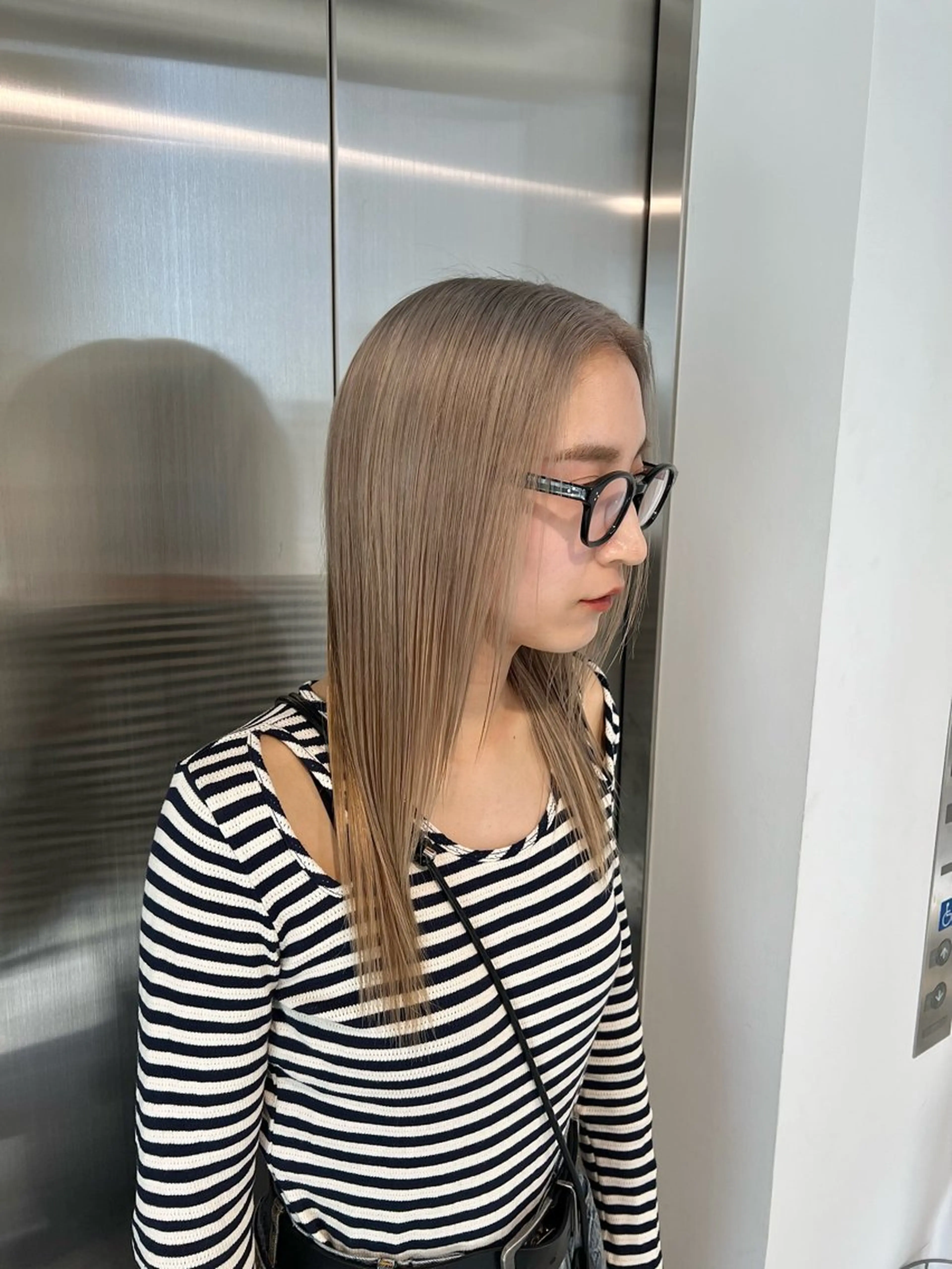 ロング カラー カット ヘアカラー トリートメント ブリーチなし 透明感🔅KANTAのヘアスタイル