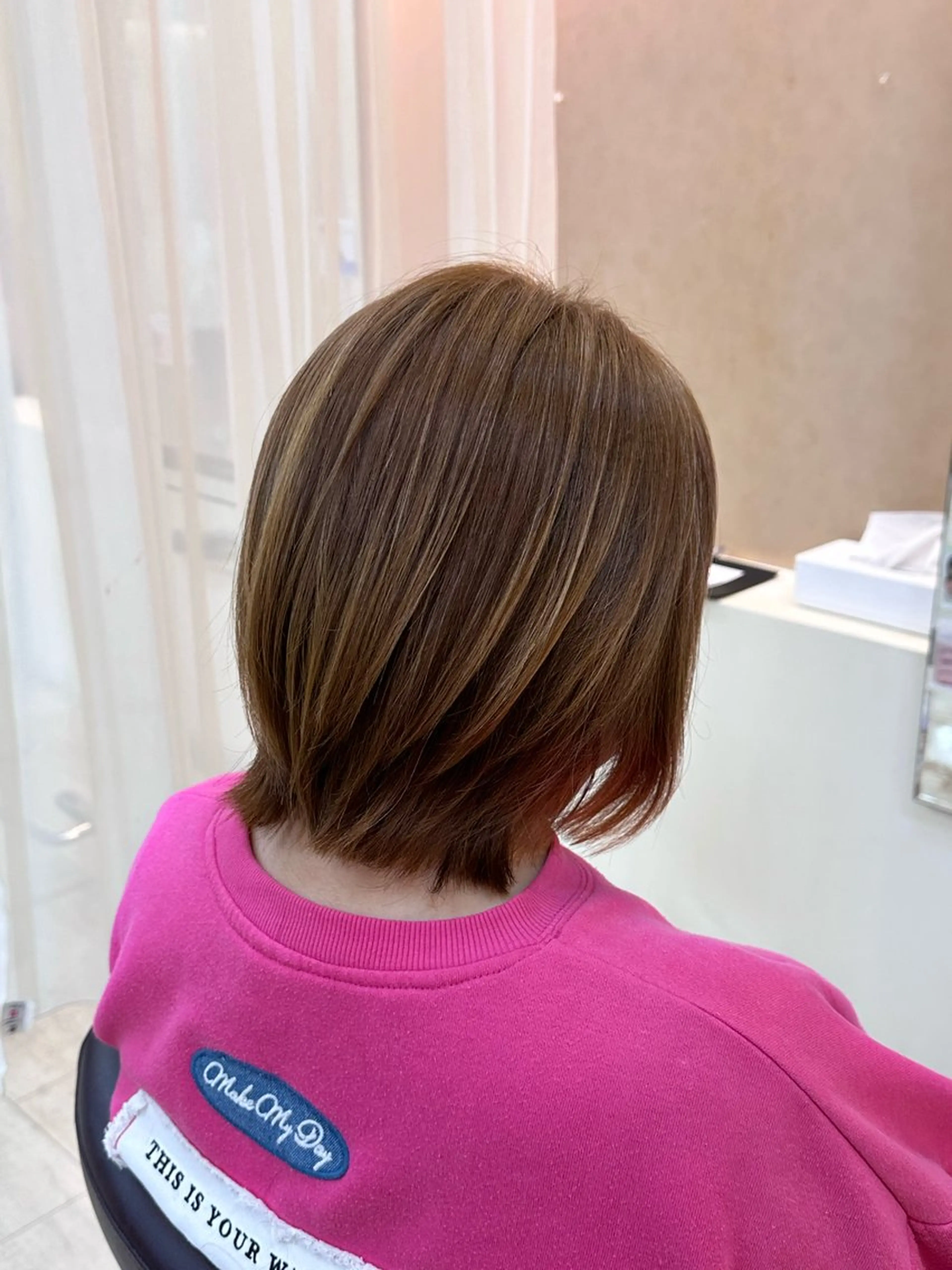 ショート カット ヘアカラー トリートメント 早﨑 映天のヘアスタイル