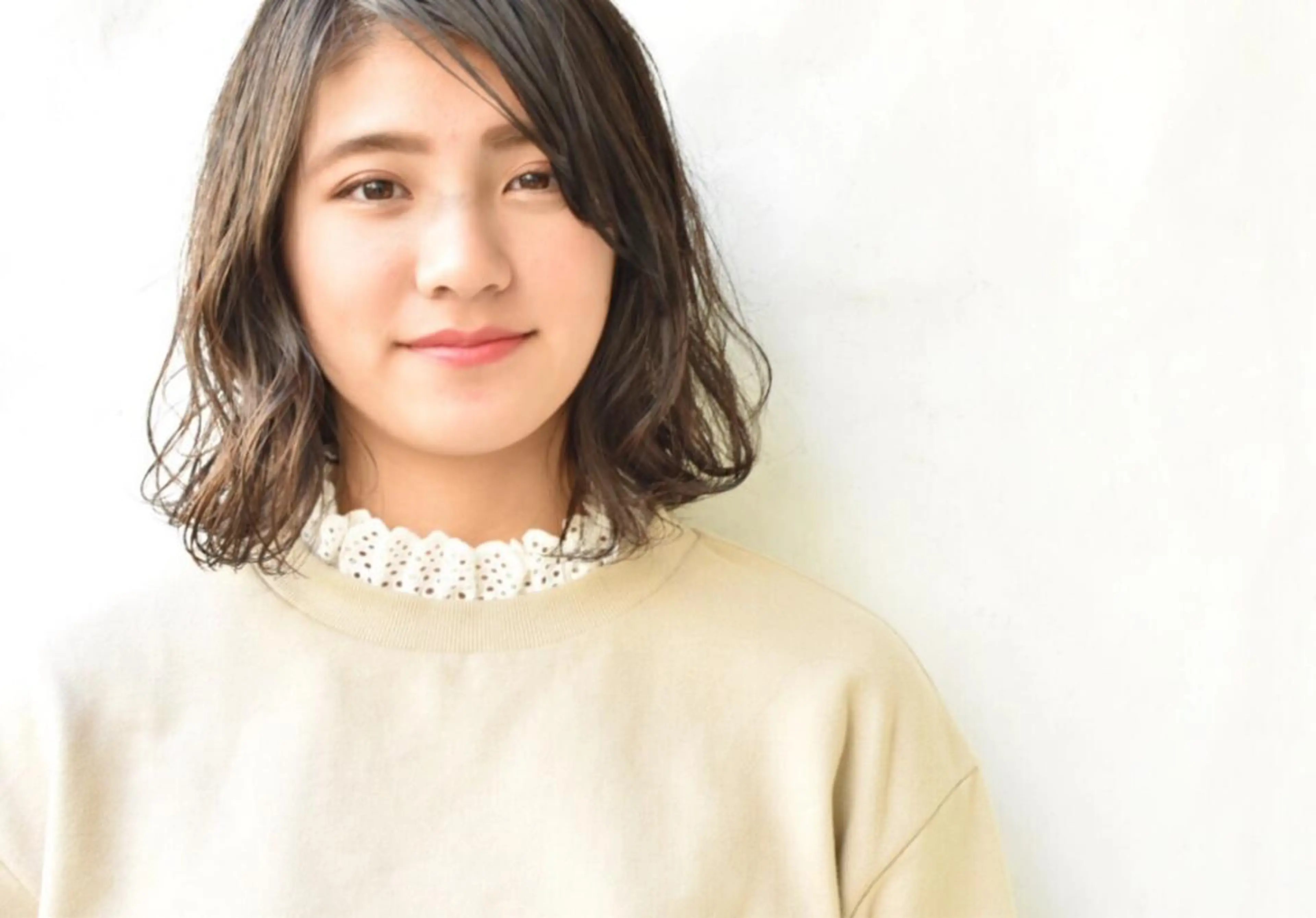 ミディアム パーマ LUCAS所属・fuchigami suzunoのヘアスタイル
