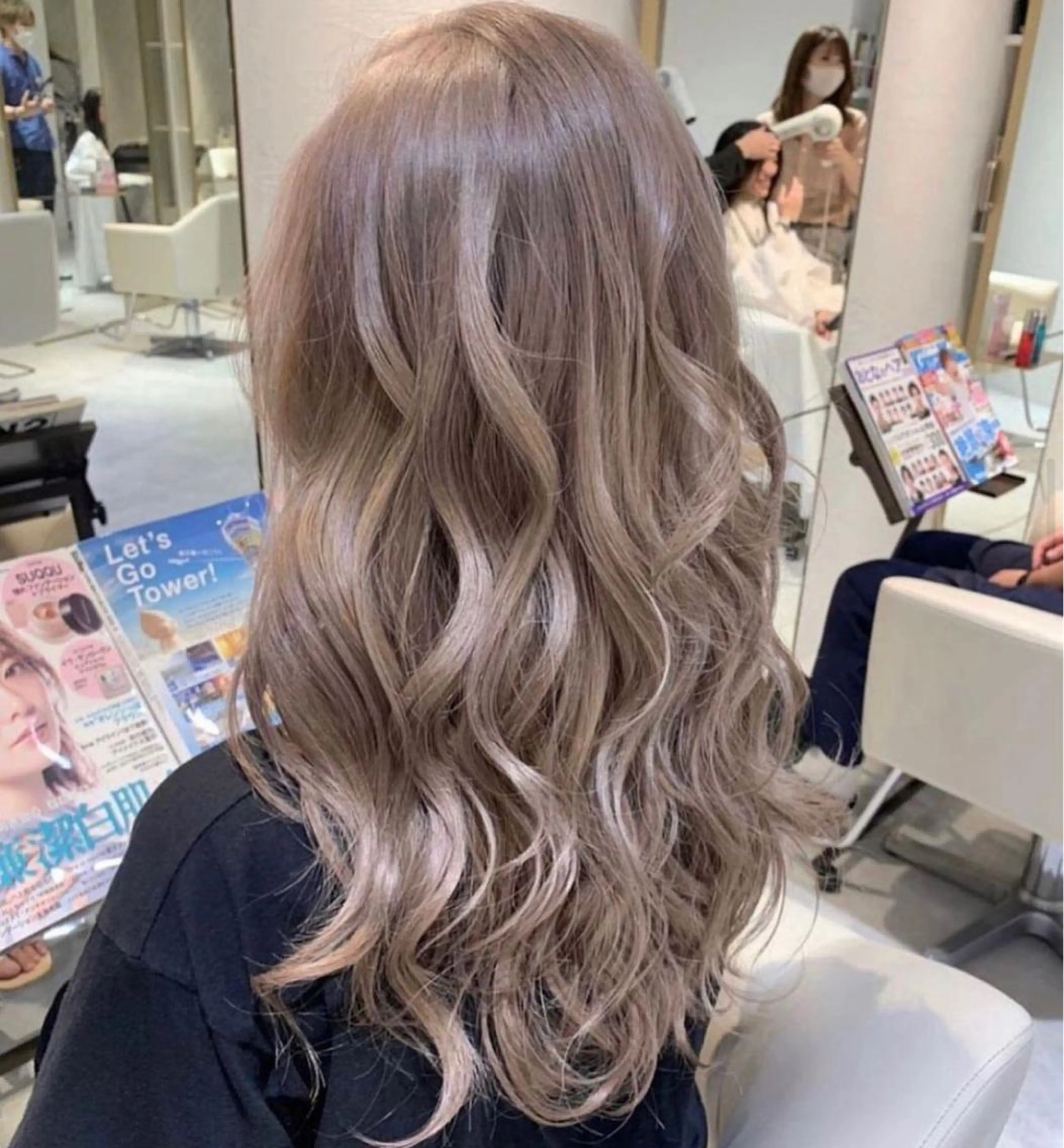 カラー 縮毛矯正 ORO所属・梶 久菜乃のヘアスタイル