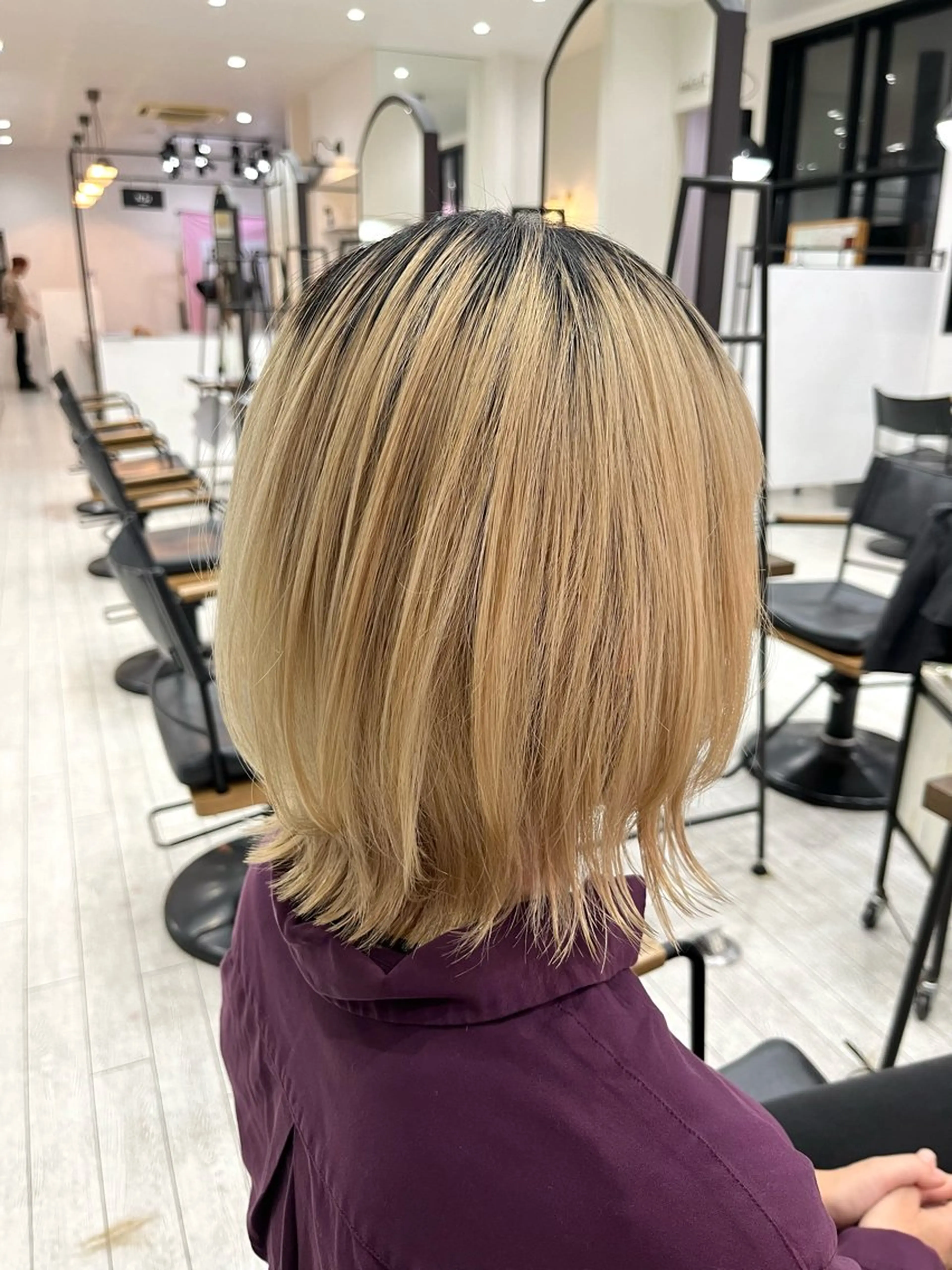 ミディアム カット 南雲 優佑のヘアスタイル