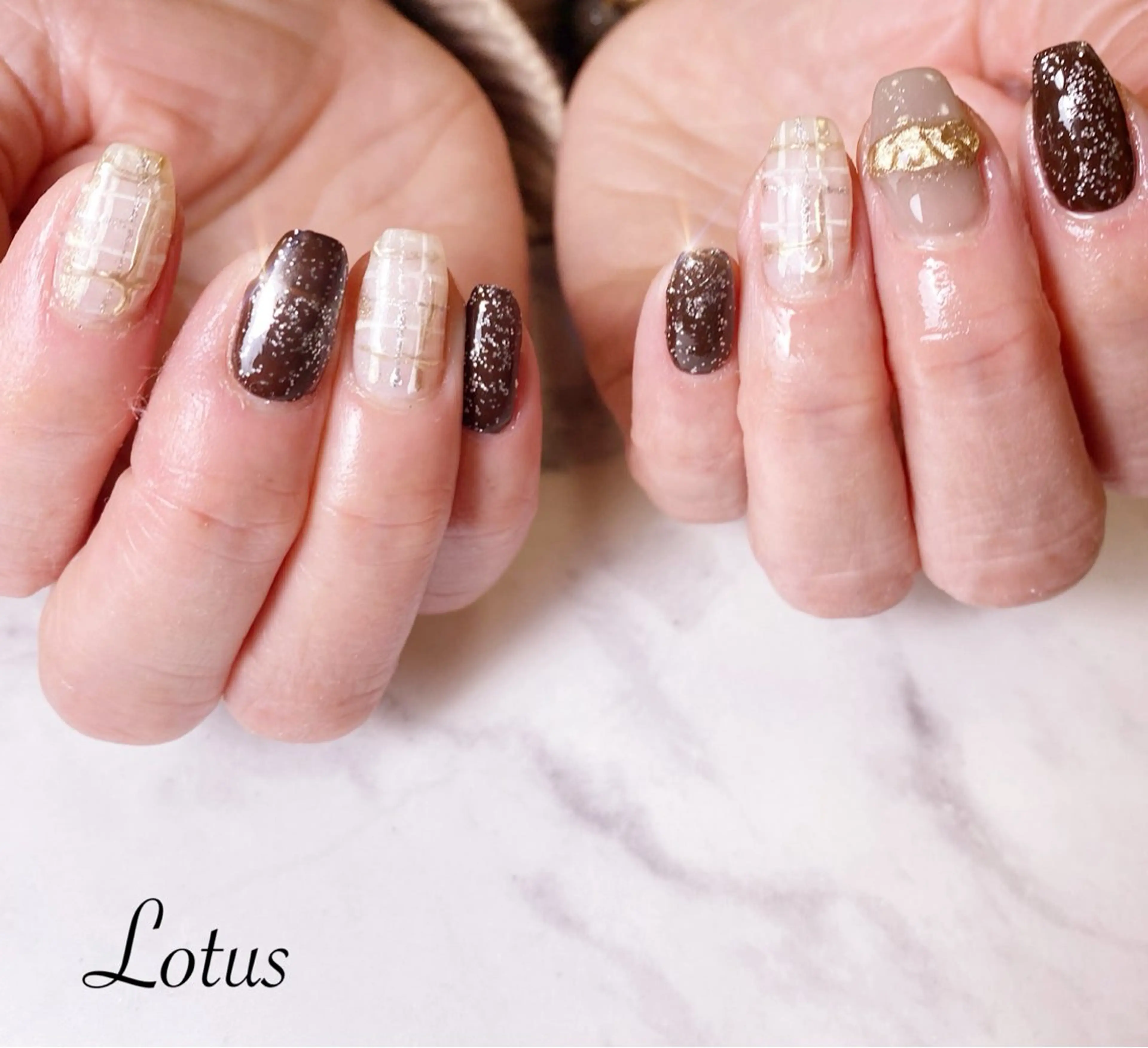 ネイル ハンドネイル ネイル＆脱毛 Lotus🌸のネイルデザイン
