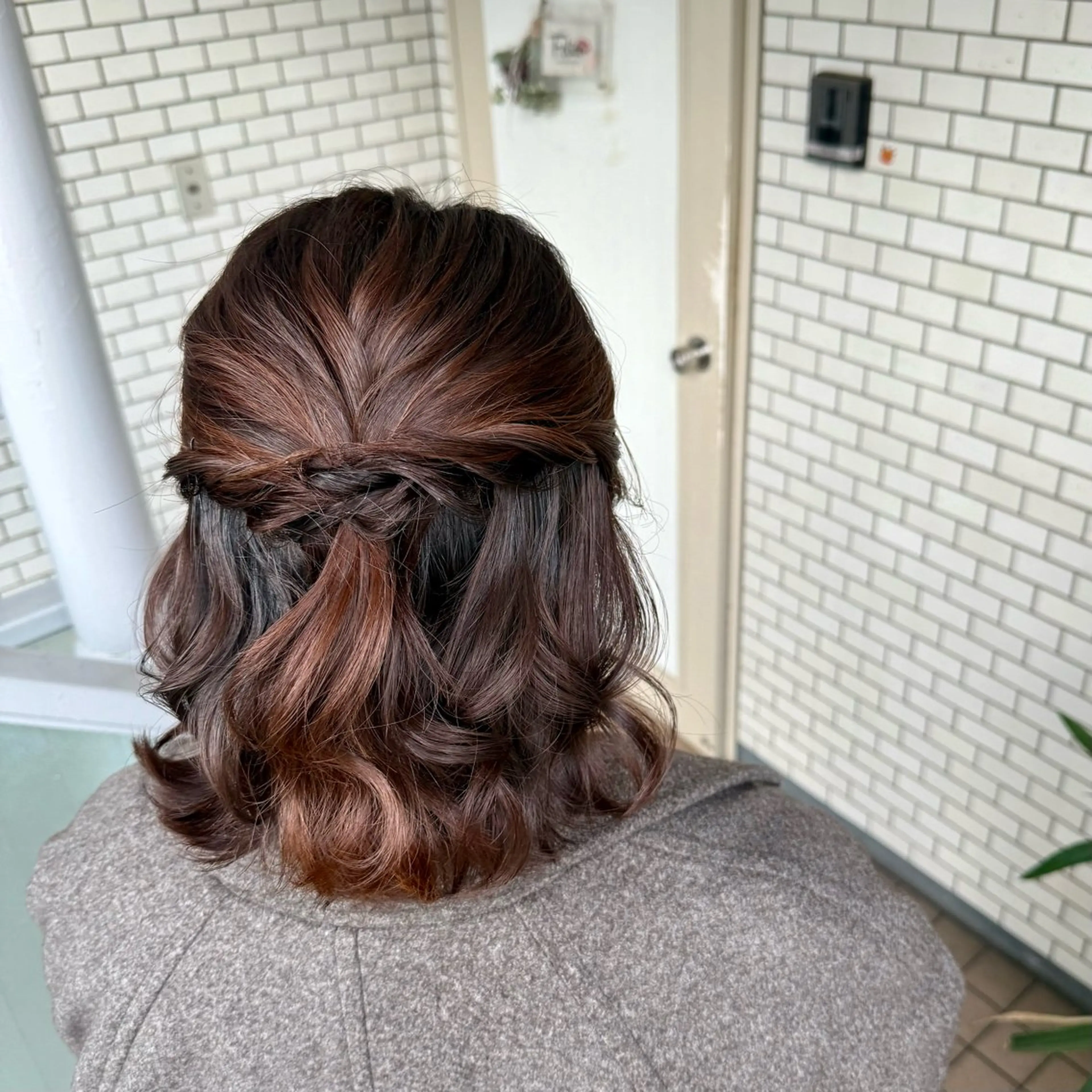 ショート ヘアアレンジ 成人式 ハーフアップ 結婚式・ブライダル ボブ 卒業式のヘアスタイル ヘアセット 褒められヘアメイク /ボブ女子🐶みおのヘアスタイル