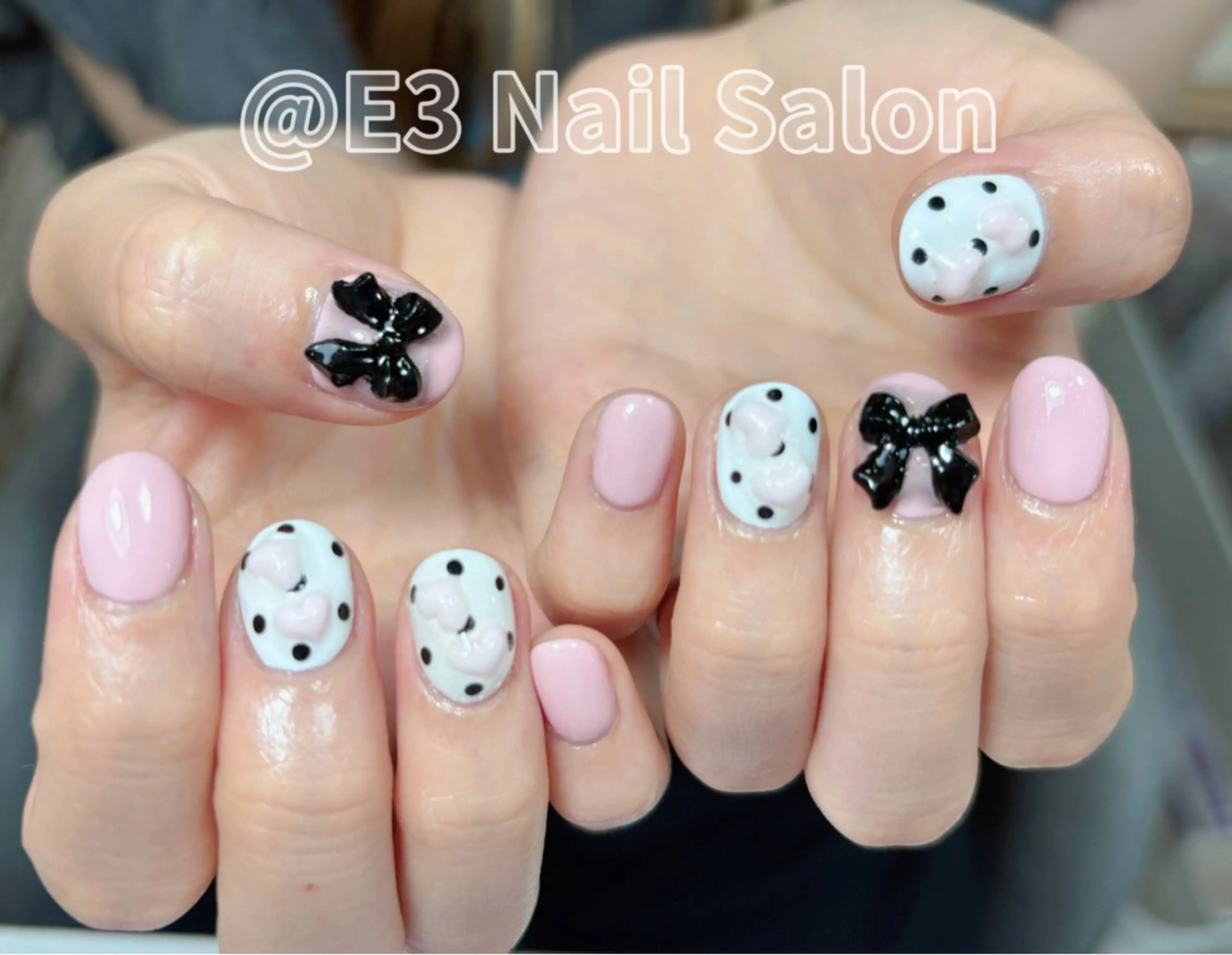 ネイル 持ち込み ハンドネイル E3 Nail Salon所属・山口 奈々のネイルデザイン