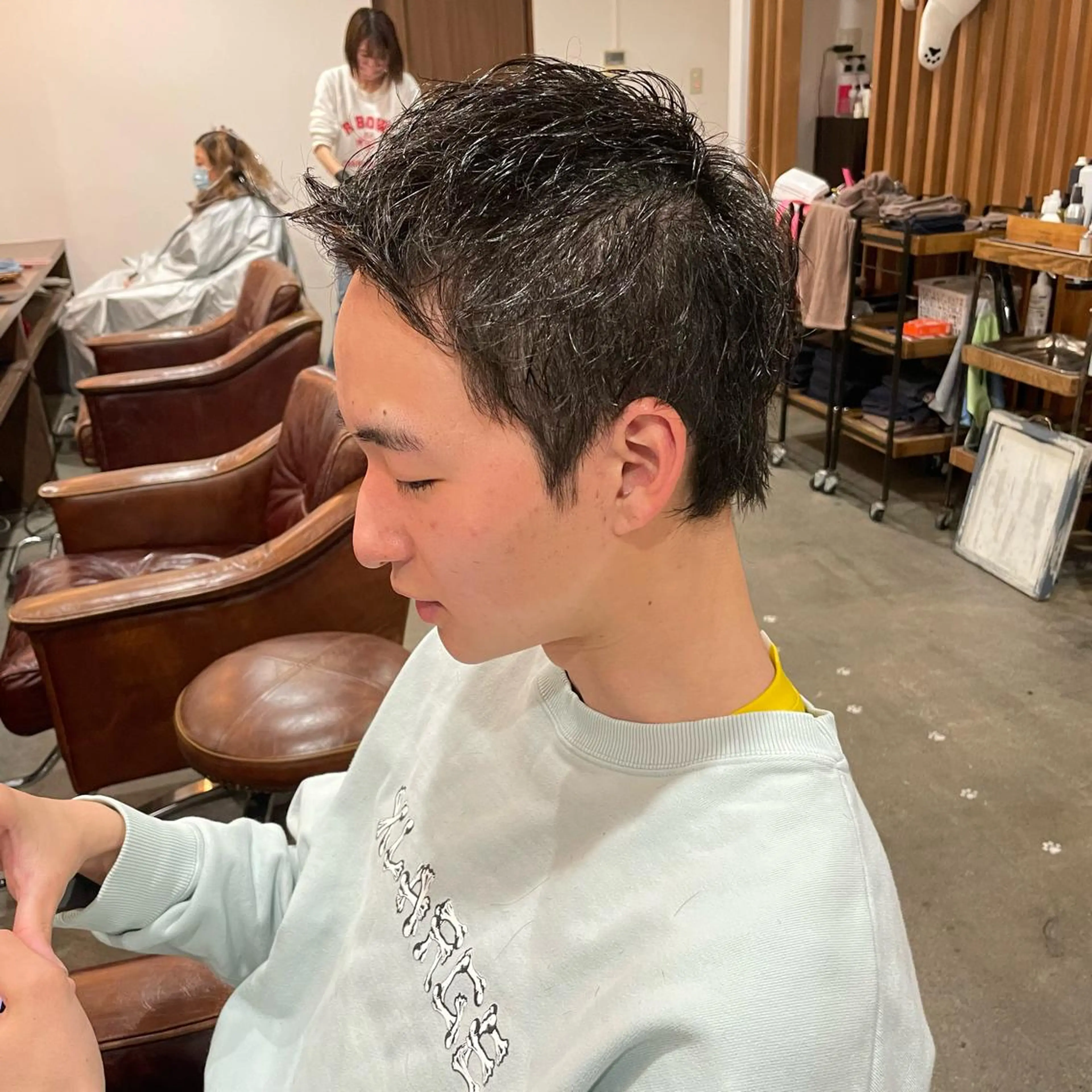 ショート メンズ 渡邉 聖希のヘアスタイル