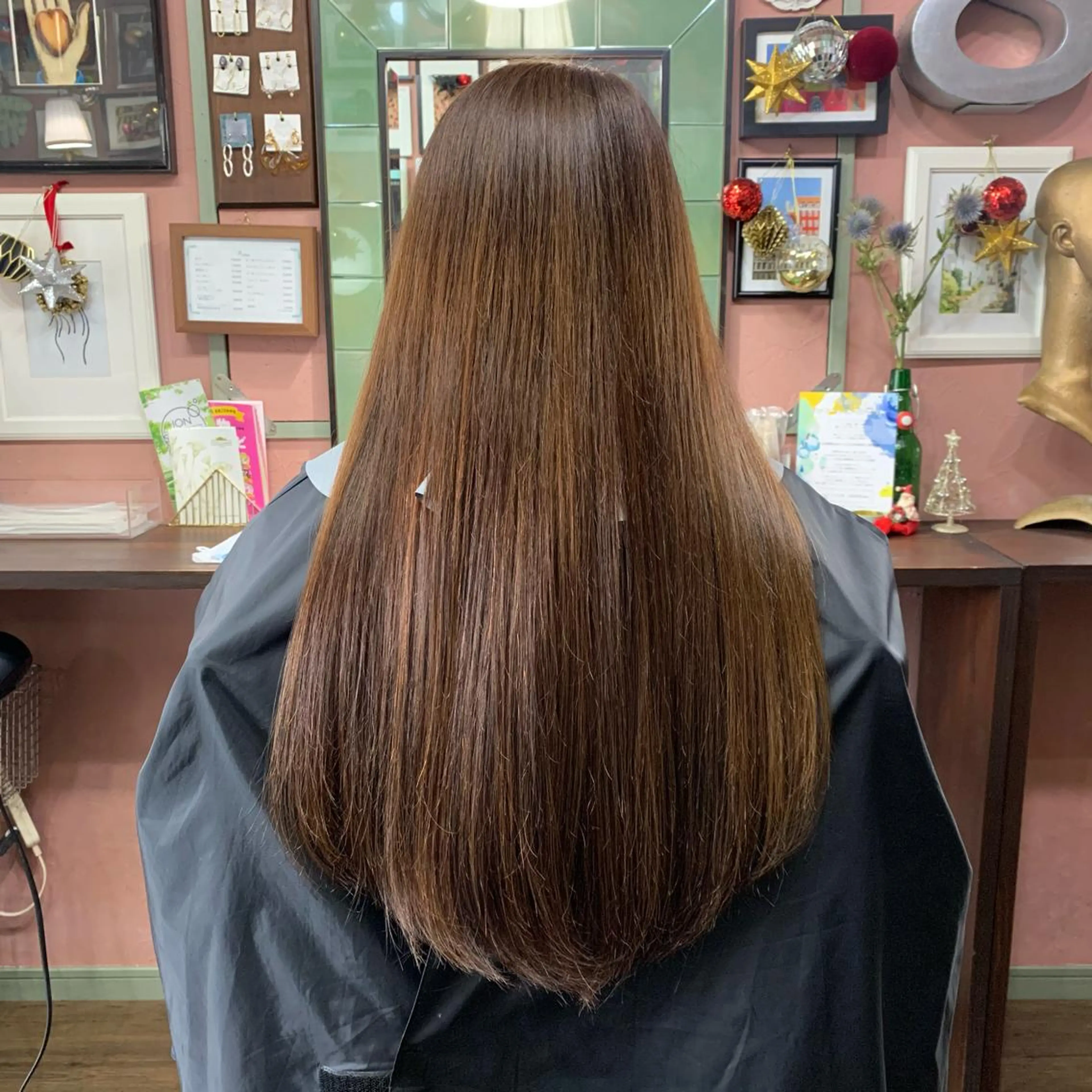 ロング ボブ 学生 カット chouette/ 根本優希のヘアスタイル