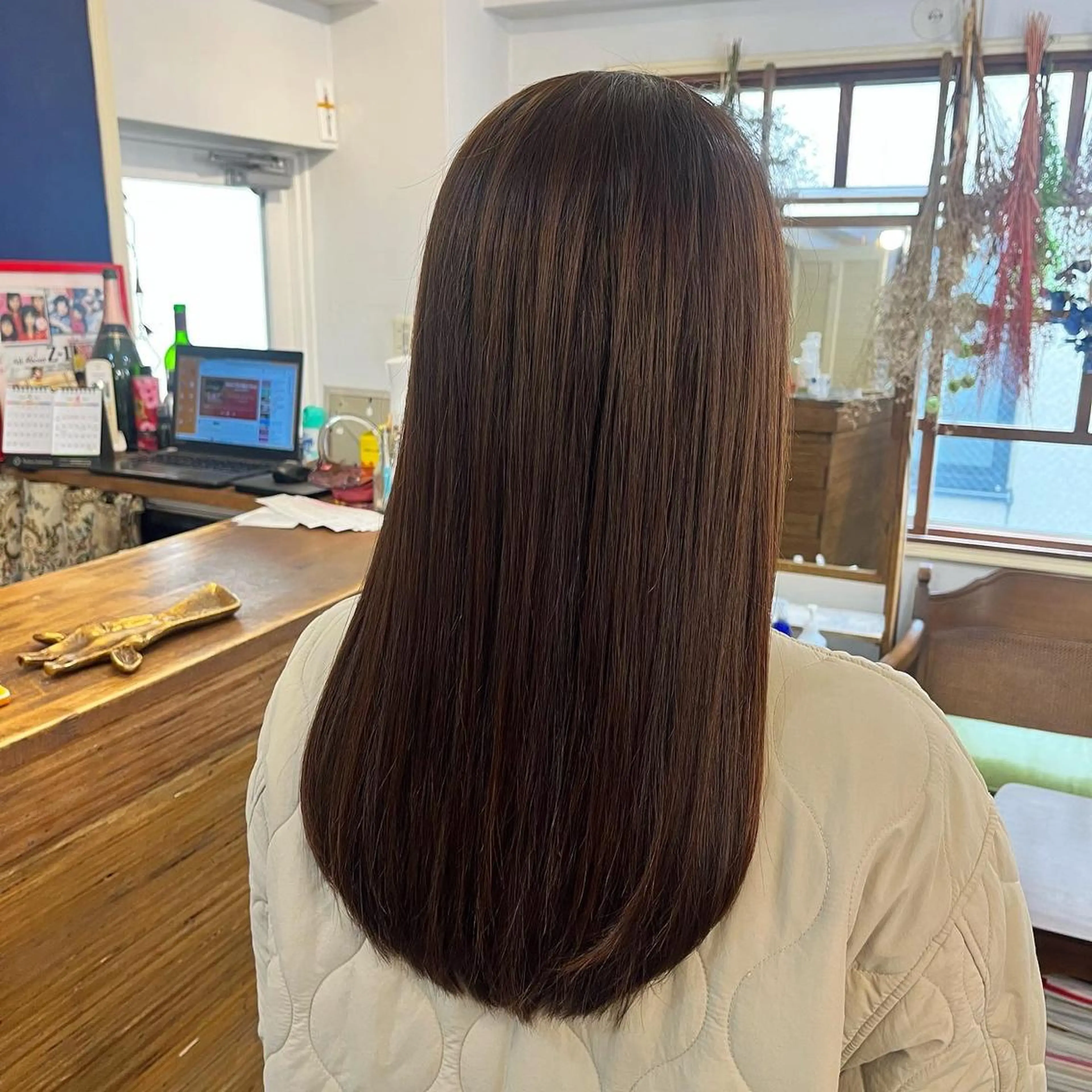 ロング トリートメント トリートメント HAIR & MAKE orange所属・mary'sメリー /ニュアンスカラーのヘアスタイル