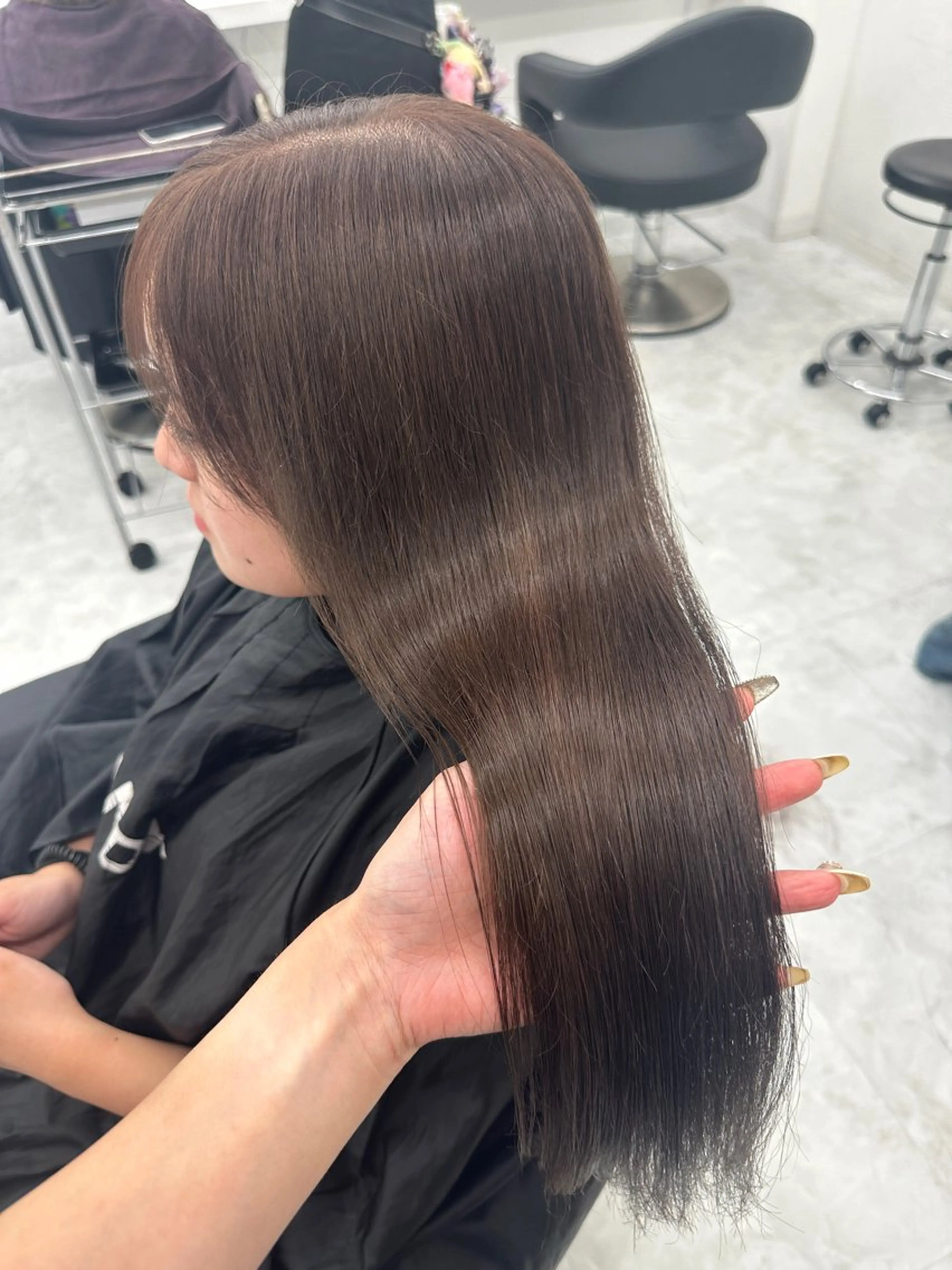 ロング カラー パーマ ヘアアレンジ メンズ ♥️韓国ヘア レイヤー♥️ゆりのヘアスタイル