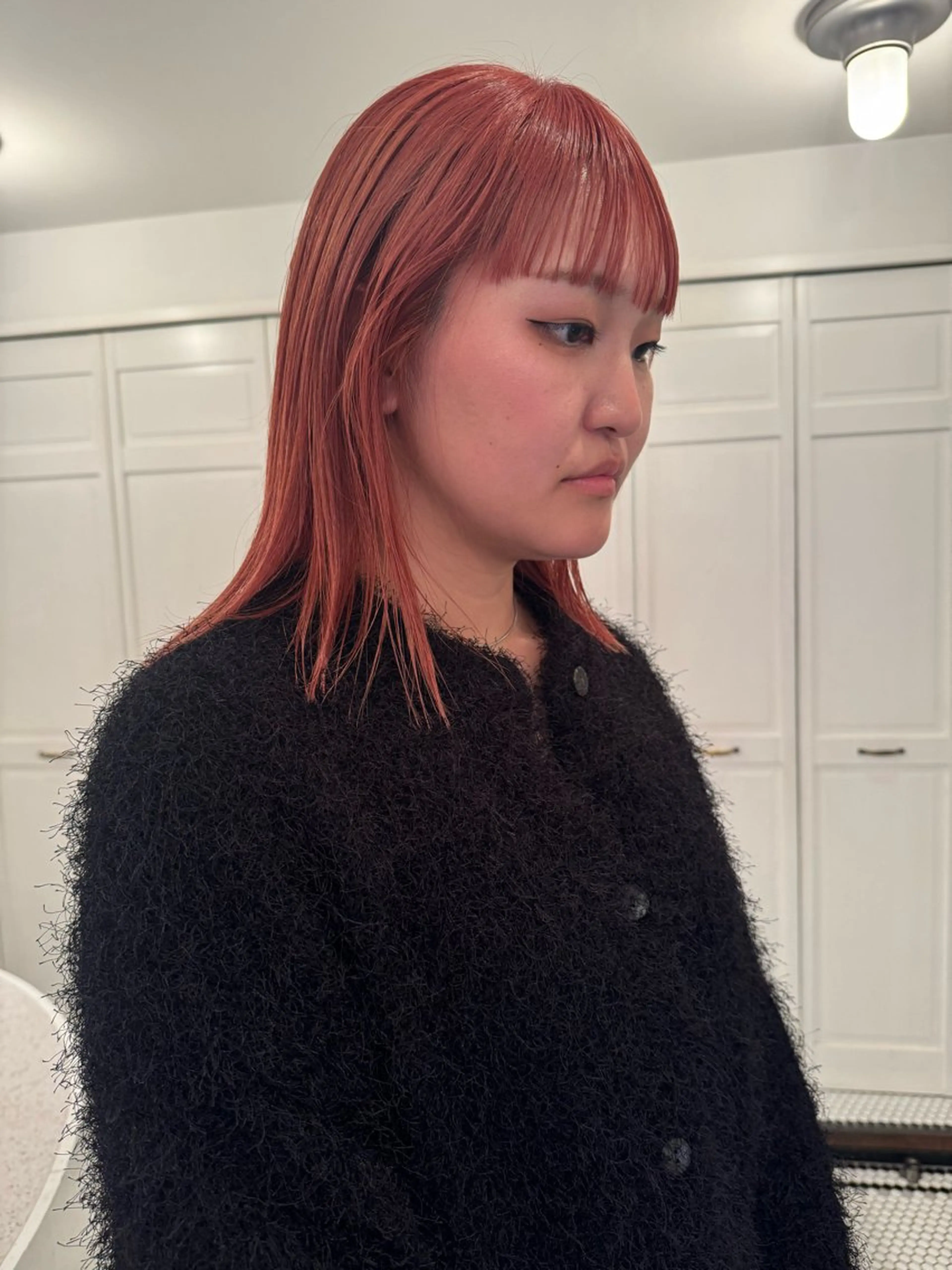 カラー ヘアカラー ブリーチカラー🎀 韓国風/寺門美優のヘアスタイル