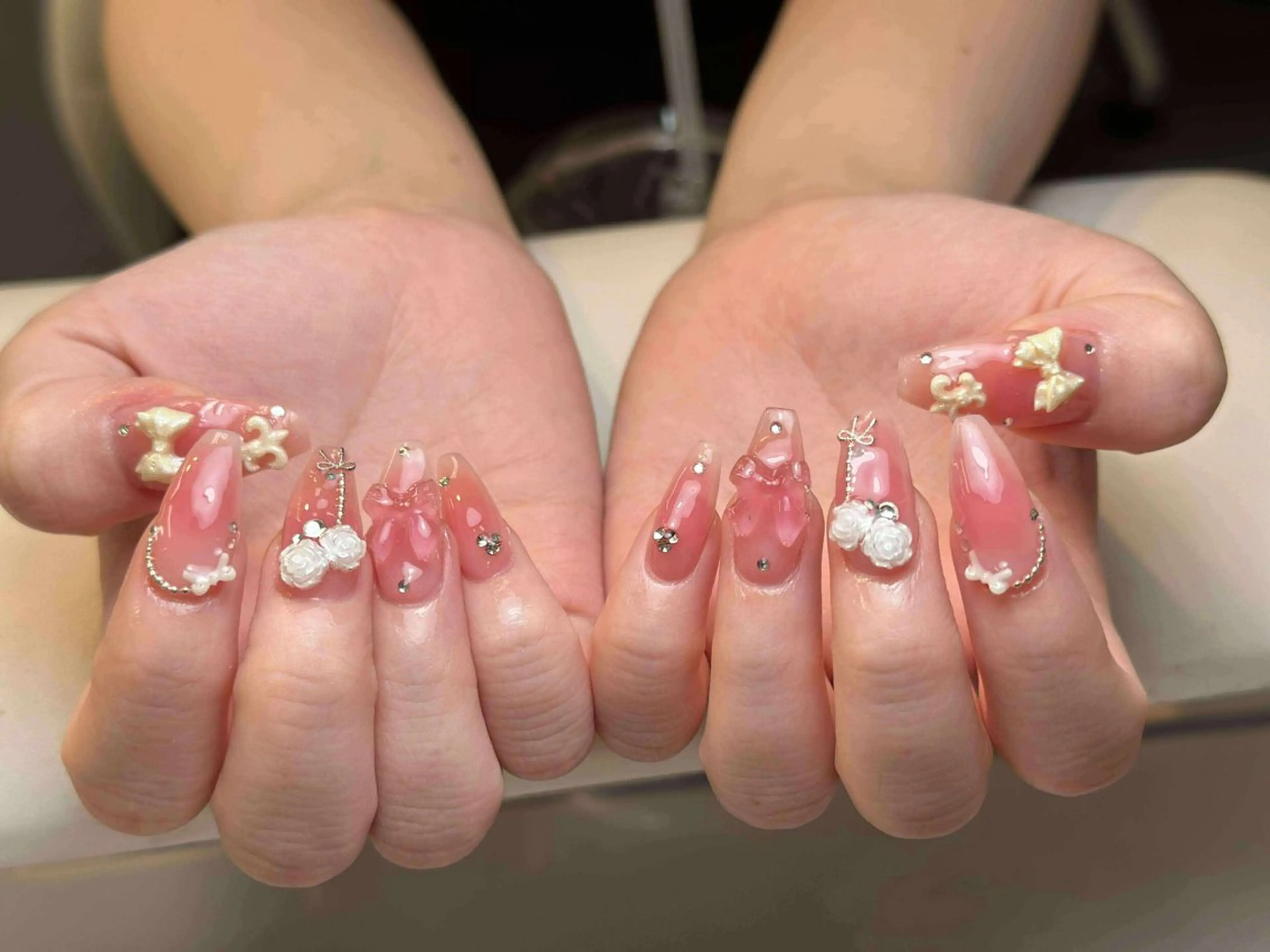 ネイル アートネイル フレンチネイル ジェルネイル ニュアンスネイル オフィスネイル ハンドネイル Jenn Nail Shinokuboのネイルデザイン
