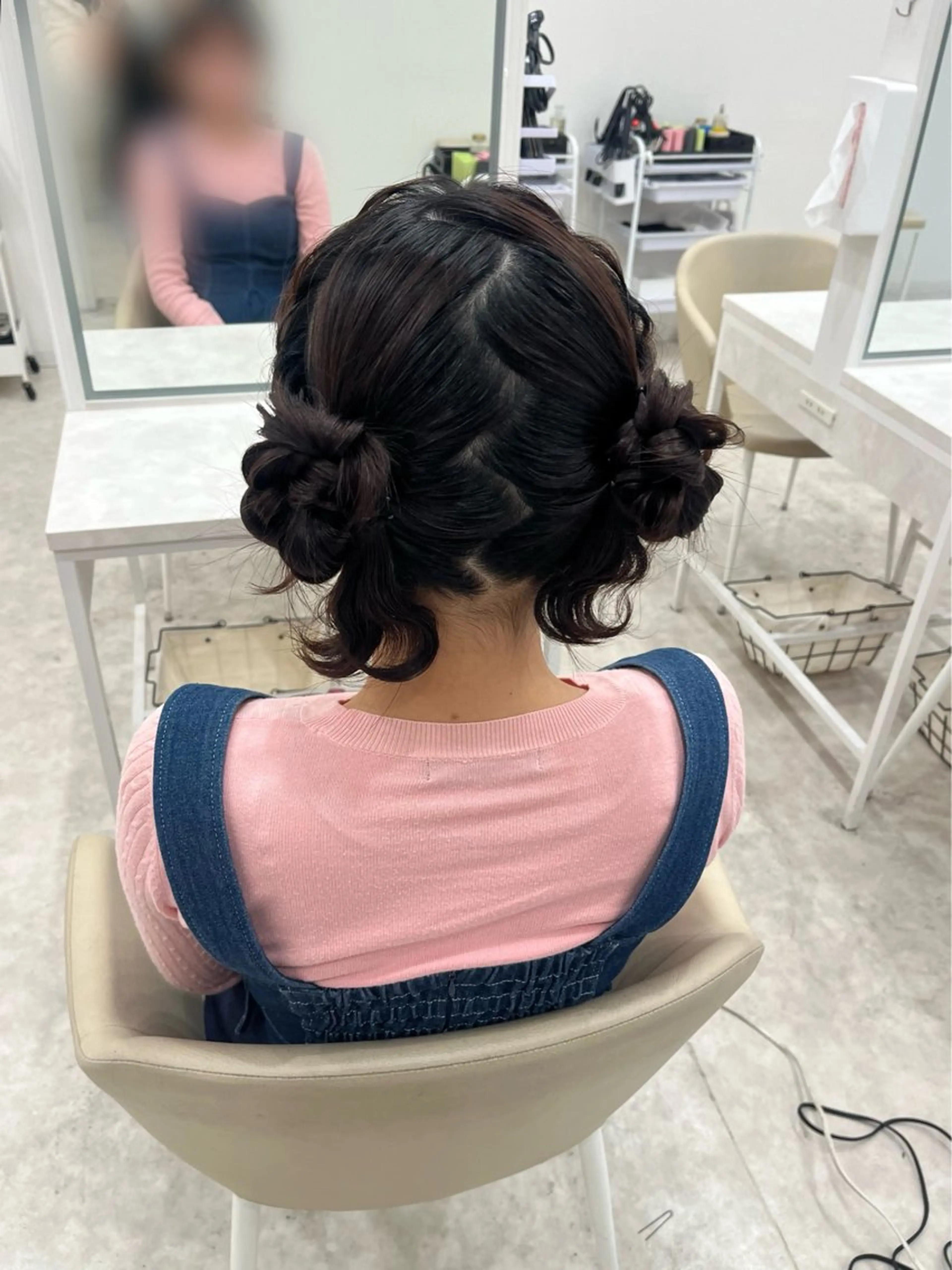 セミロング ヘアアレンジ Dityca...tia所属・りん/ 無料ヘアセットのヘアスタイル