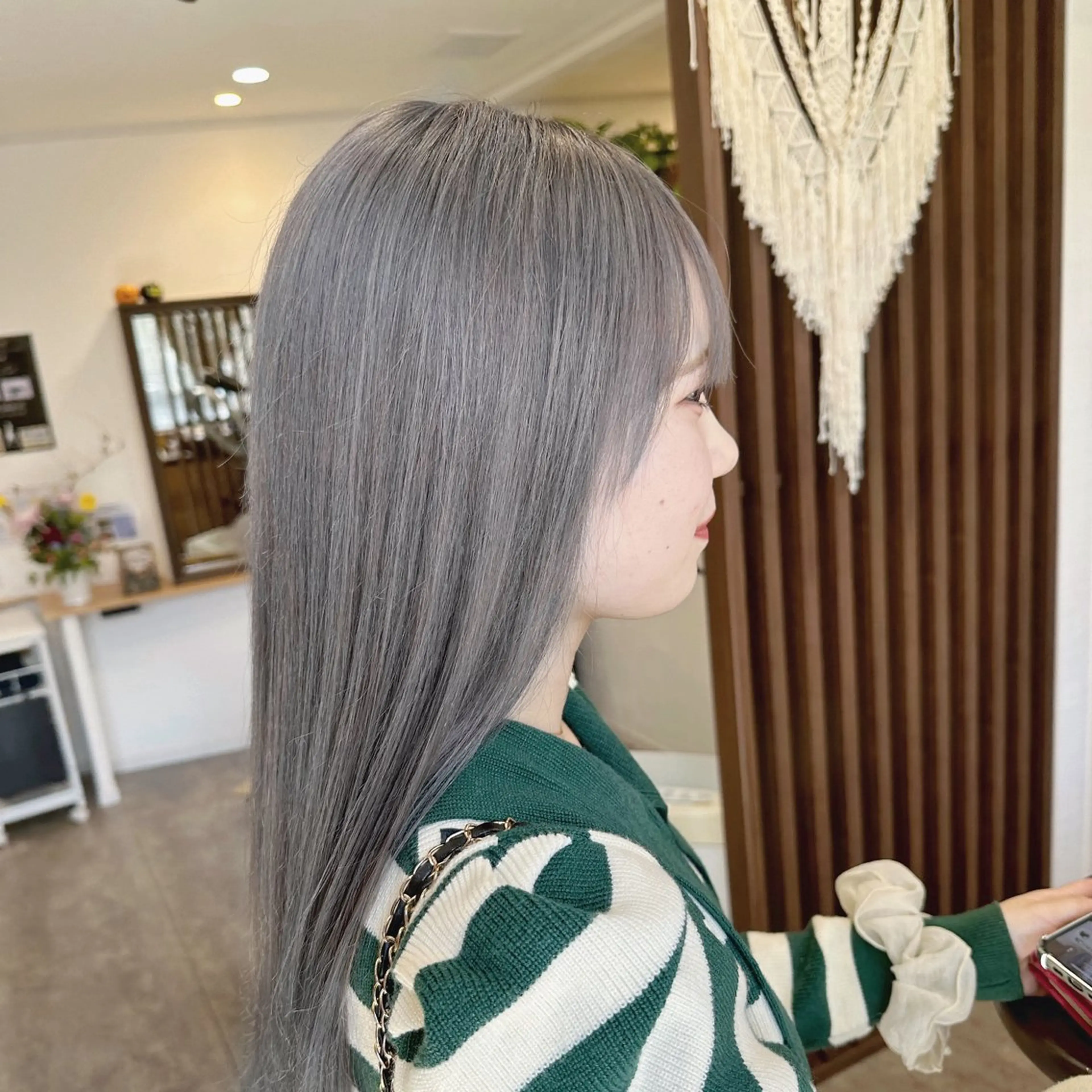 セミロング ヘアカラー トリートメント 吉川 昌志のヘアスタイル