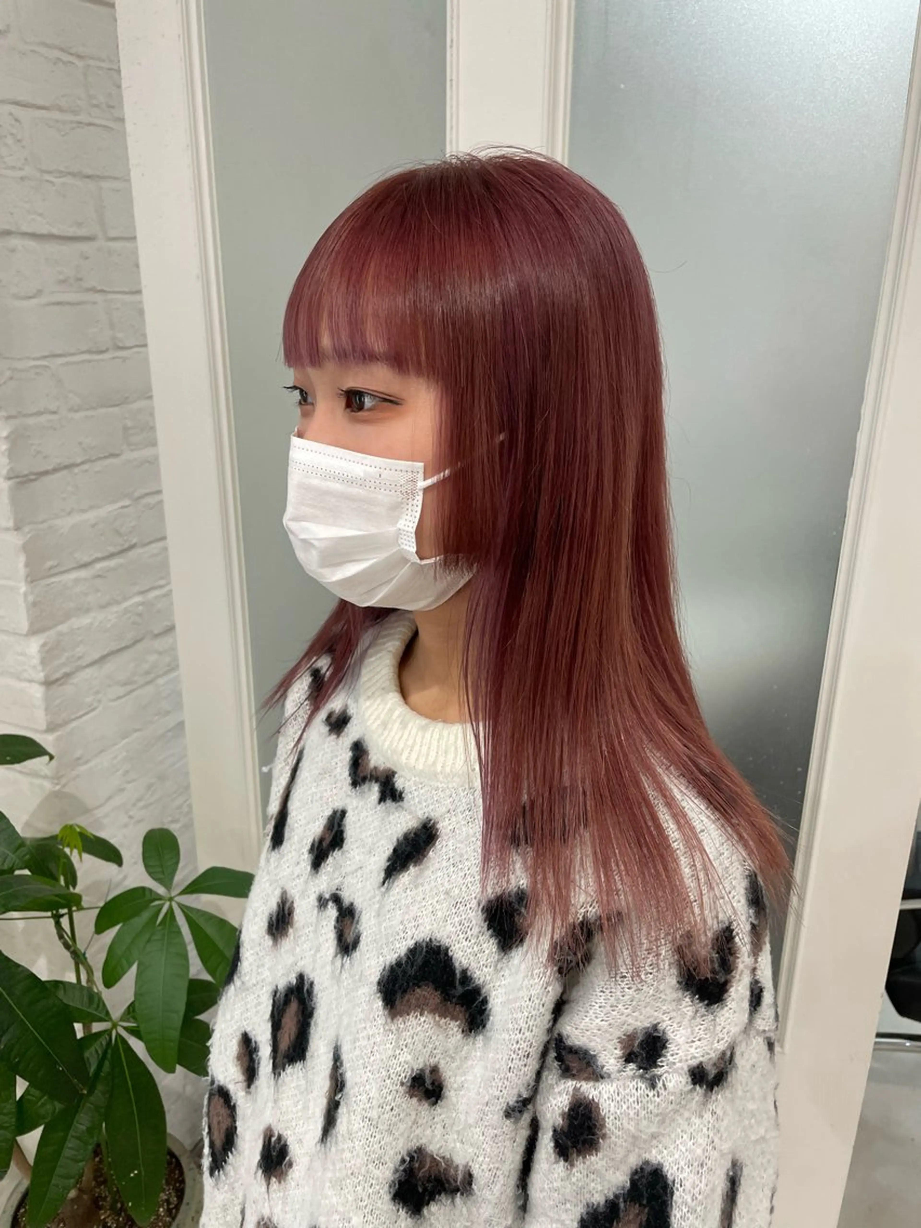 ロング 顔まわりレイヤー 姫カット 韓国風ヘア レイヤーカット ロング ヘアカラー nuu 栄所属・🧸SAKI🎀 韓国レイヤーのヘアスタイル