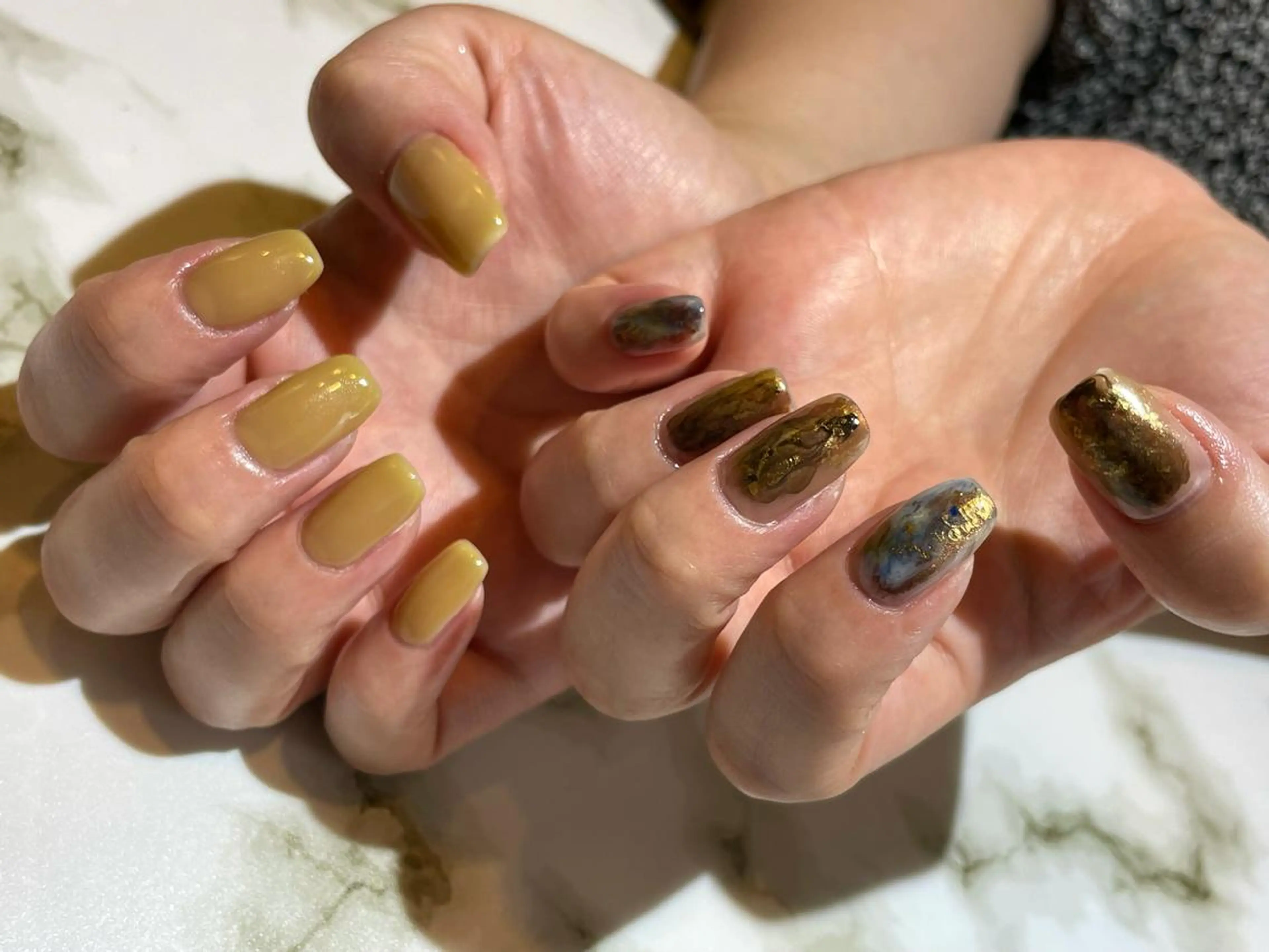 ネイル ハンドネイル 水戸 彩夏のネイルデザイン