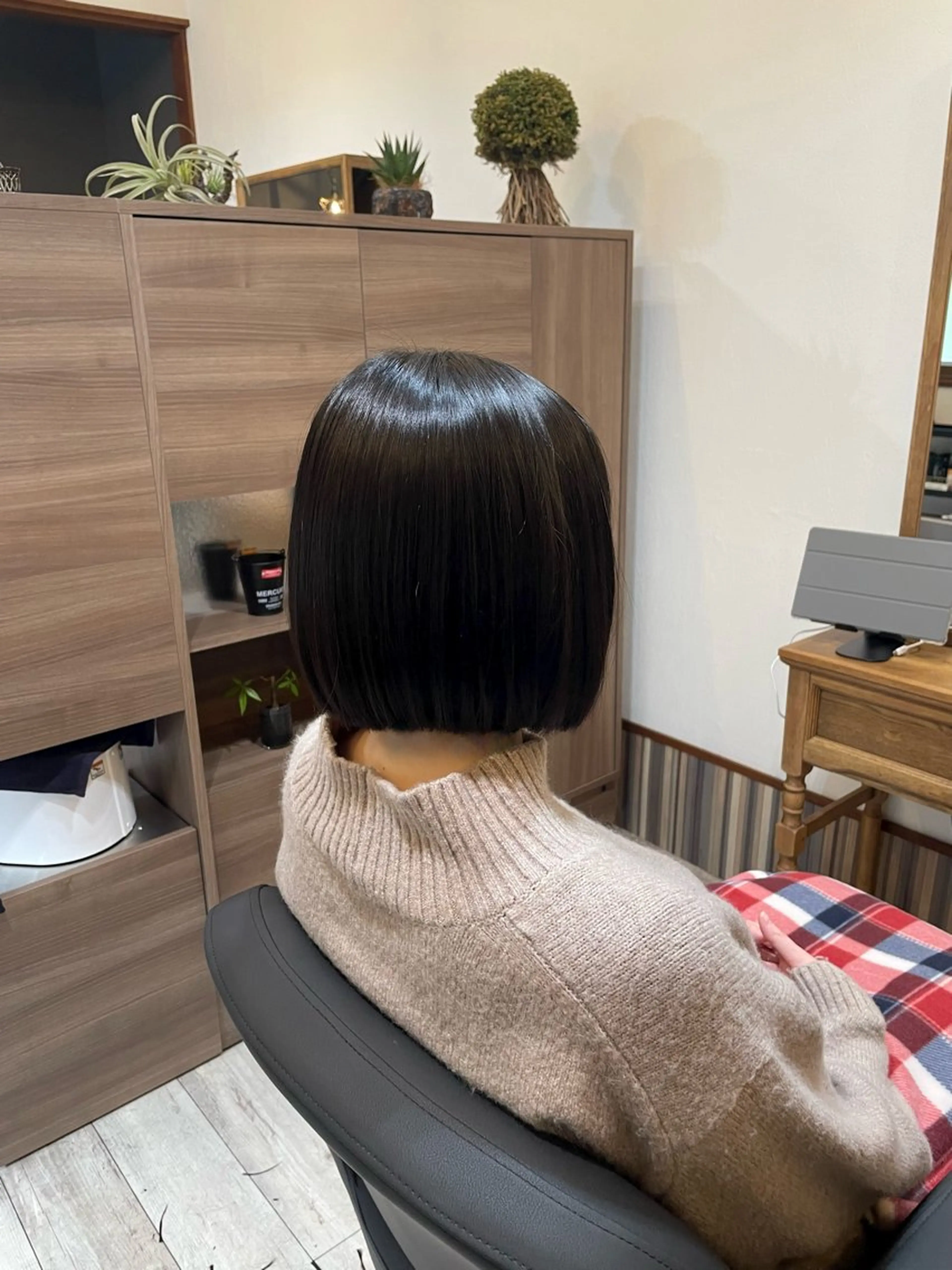 【艶めく美髪】カット＋縮毛矯正＋UK TRの写真