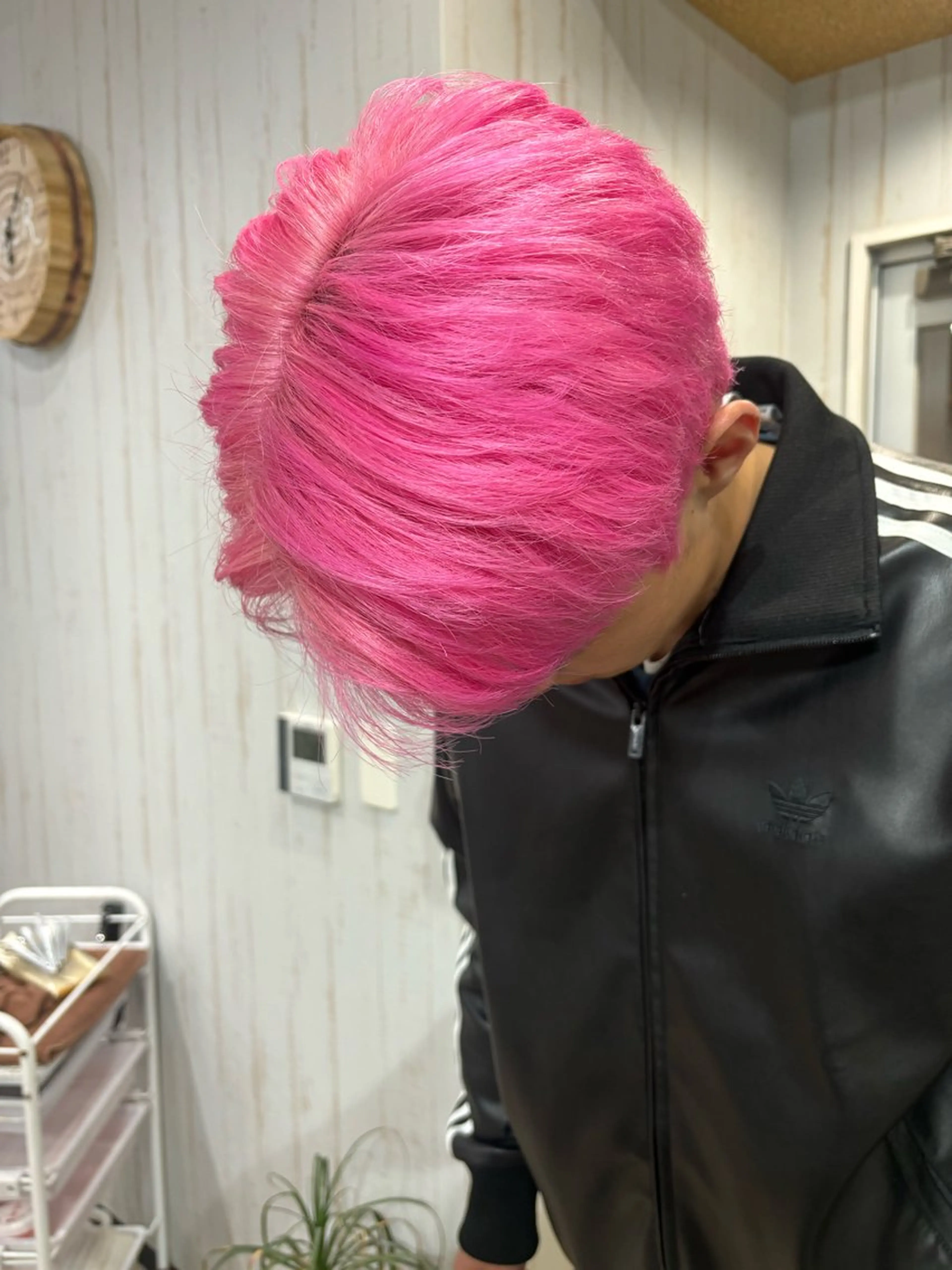 ショート カラー メンズ メンズブリーチ ブリーチ ピンクカラー ホワイトピンク 渋谷デザインカラー 🎀ハイトーンのヘアスタイル