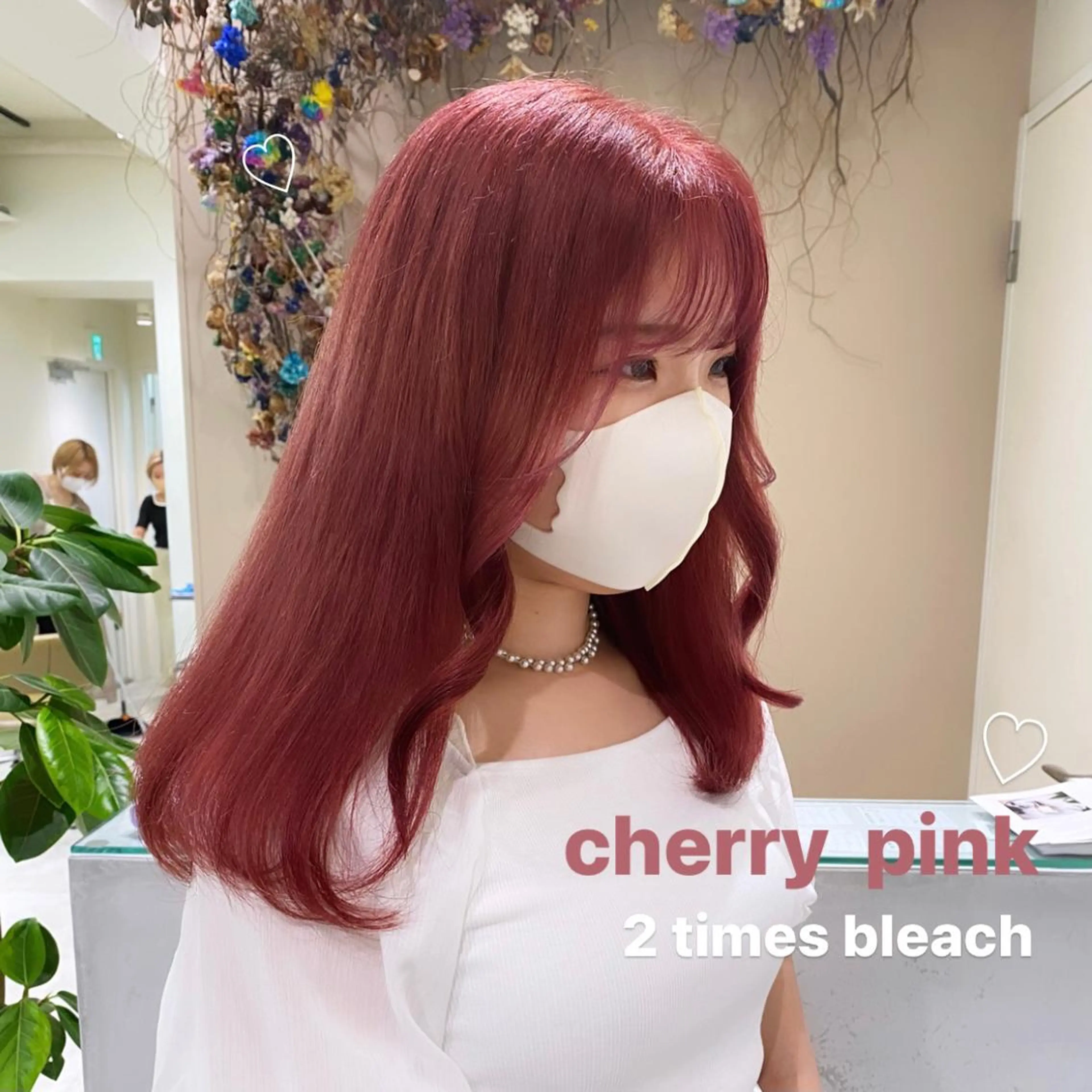 ロング カラー ブリーチ ピンクカラー ブリーチなしWカラー 🎀韓国ヘア/amiのヘアスタイル