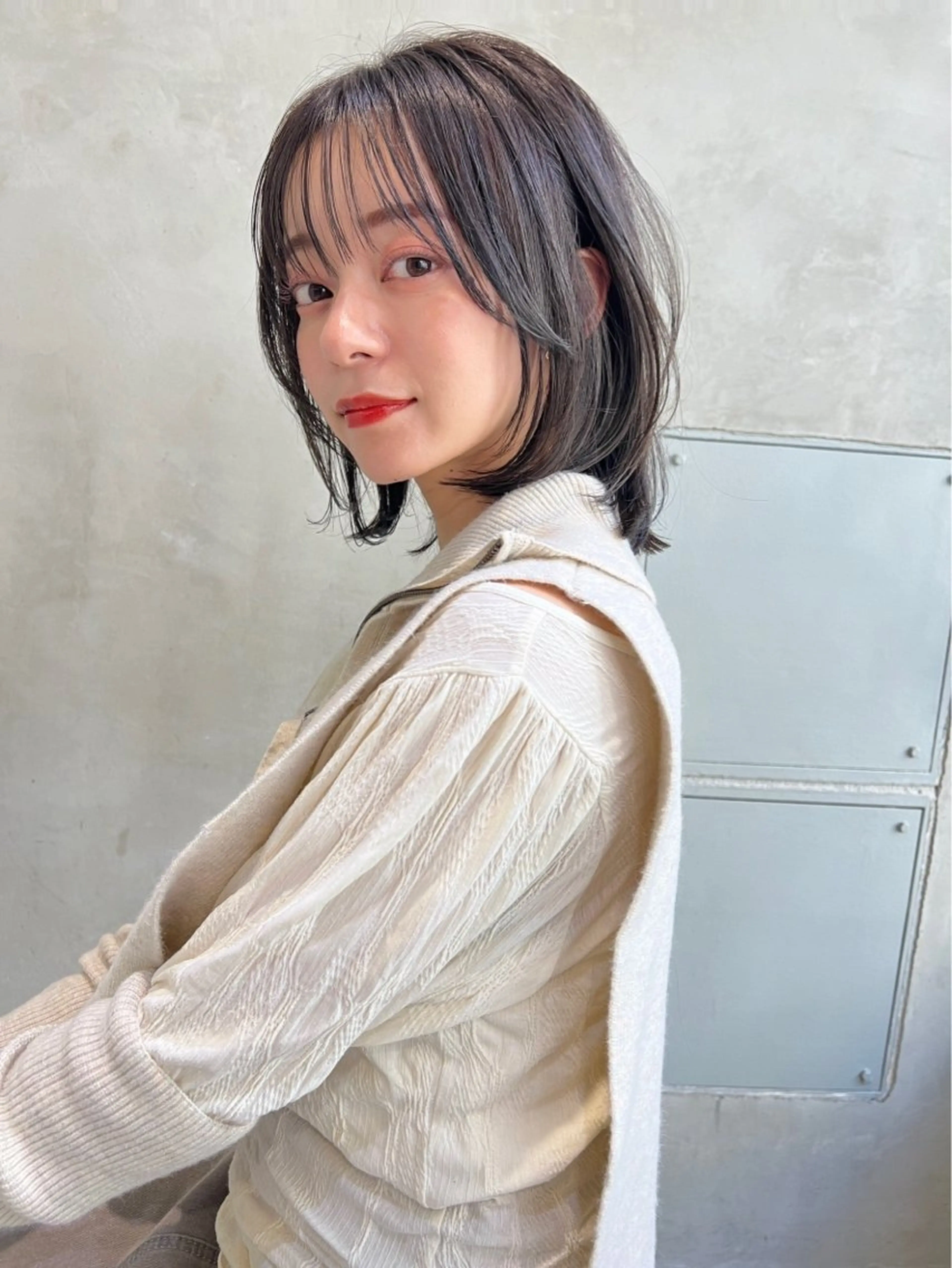 ショート カラー パーマ ヘアアレンジ 縮毛矯正 ボブ特化/くびれボブ /艶カラー☘️喜美花のヘアスタイル